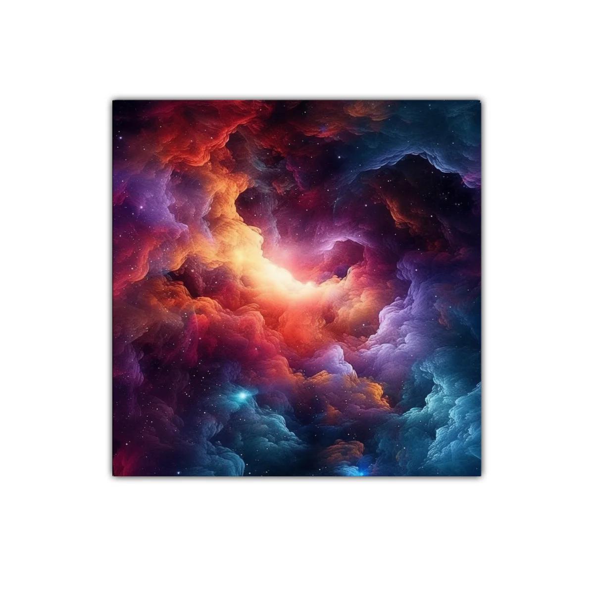 Explosión Cósmica de Colores Vibrantes y Luz Cálida — imagen principal