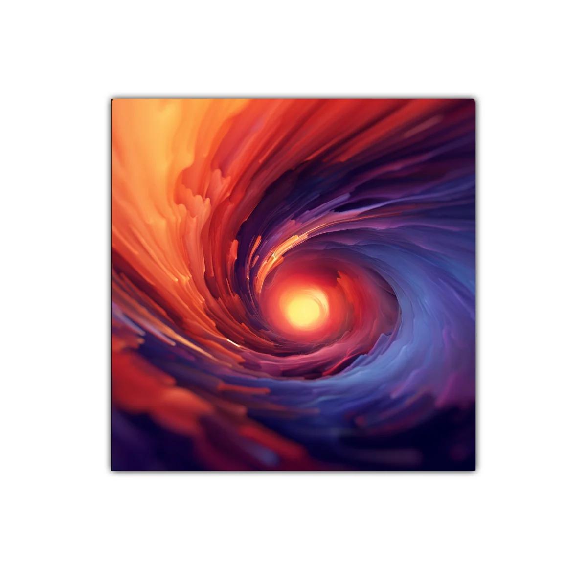 Remolino de luz cálida y energía en tonos vibrantes — imagen principal