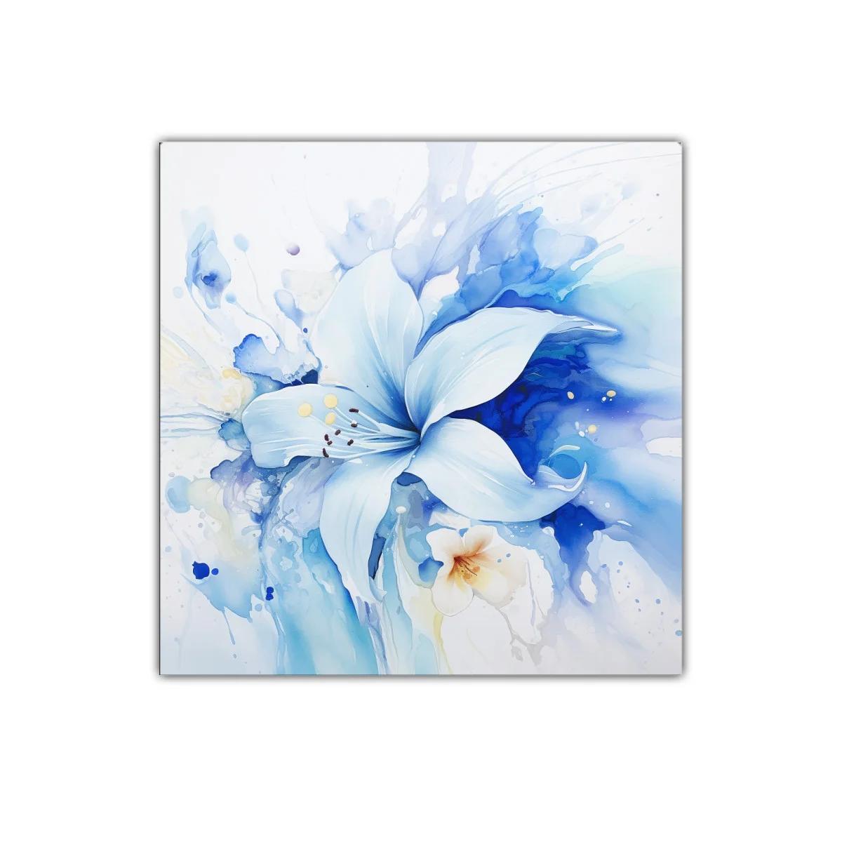 Flores en tonos azules para decorar espacios con frescura