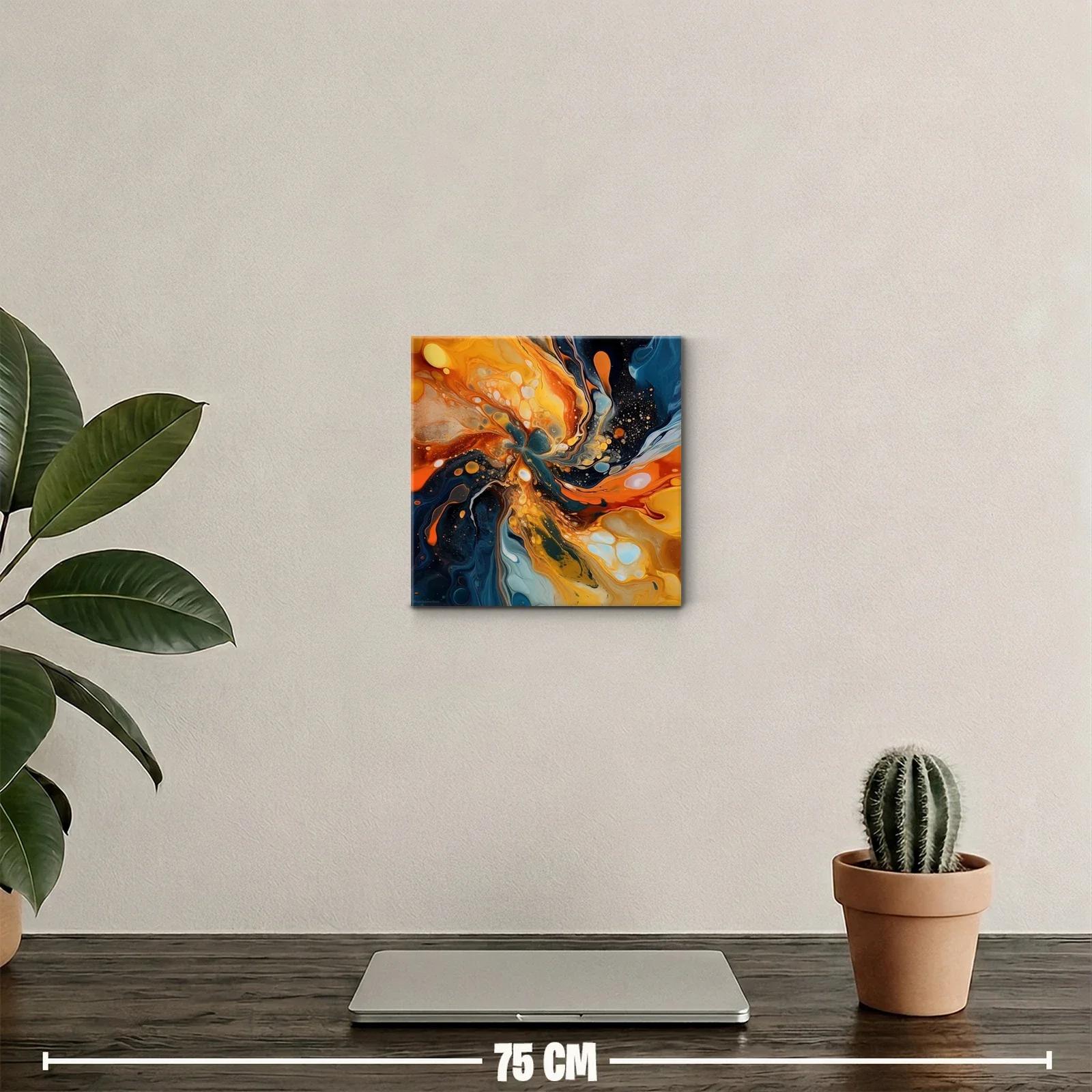 Explosión de colores vivos en danza abstracta fluida — miniatura 2