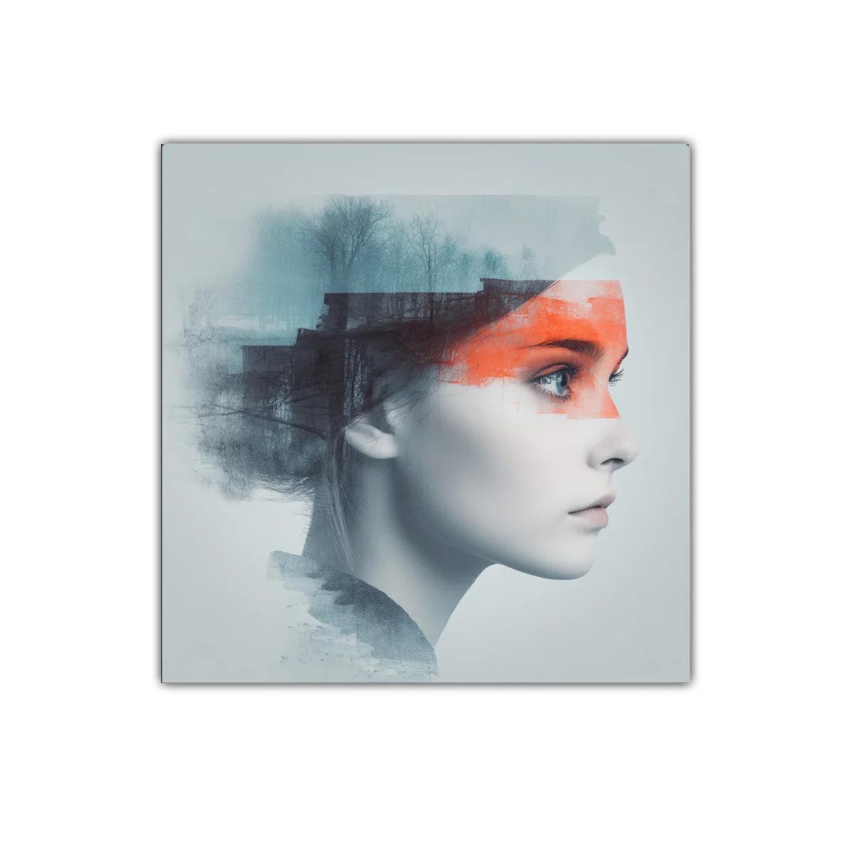 Retrato conceptual femenino con toques urbanos y naturaleza — imagen principal