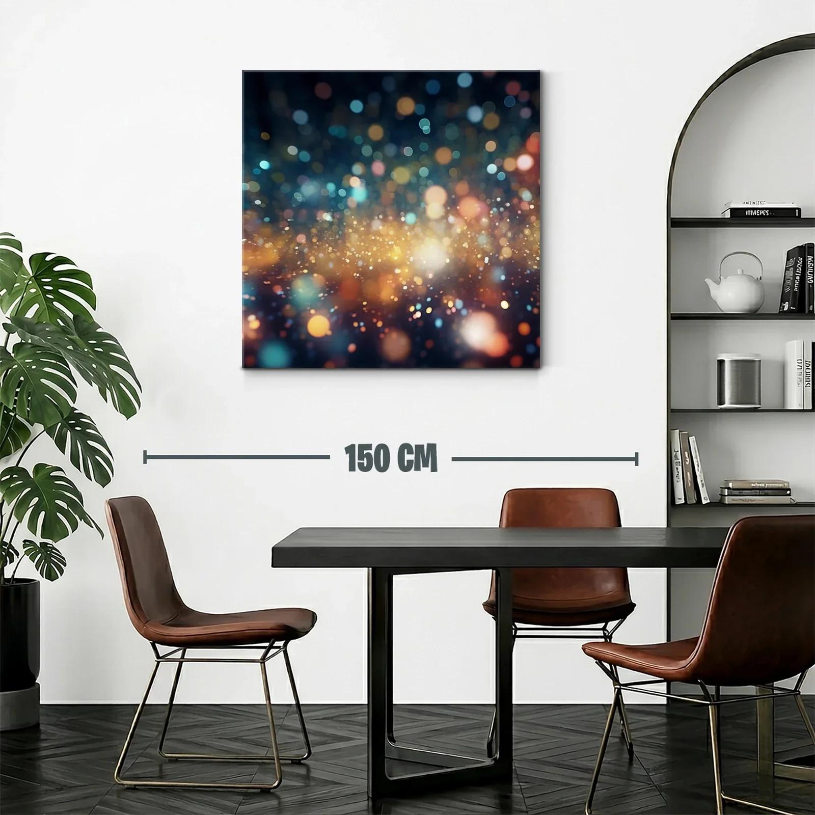 Explosión de luces abstractas con tonos cálidos y fríos — miniatura 2