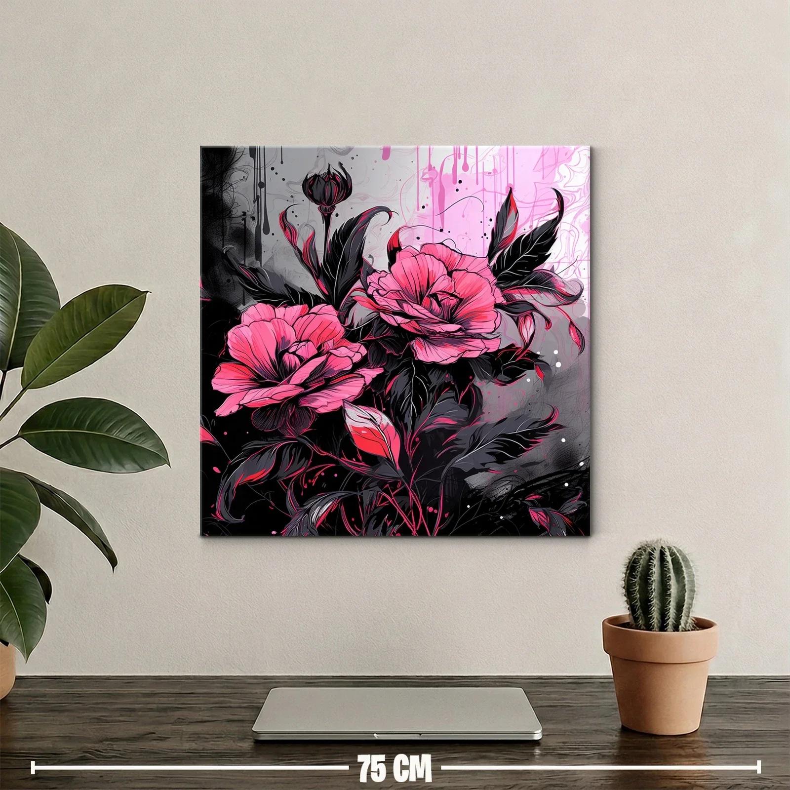 Flores vibrantes con contrastes intensos y elegancia moderna — miniatura 2