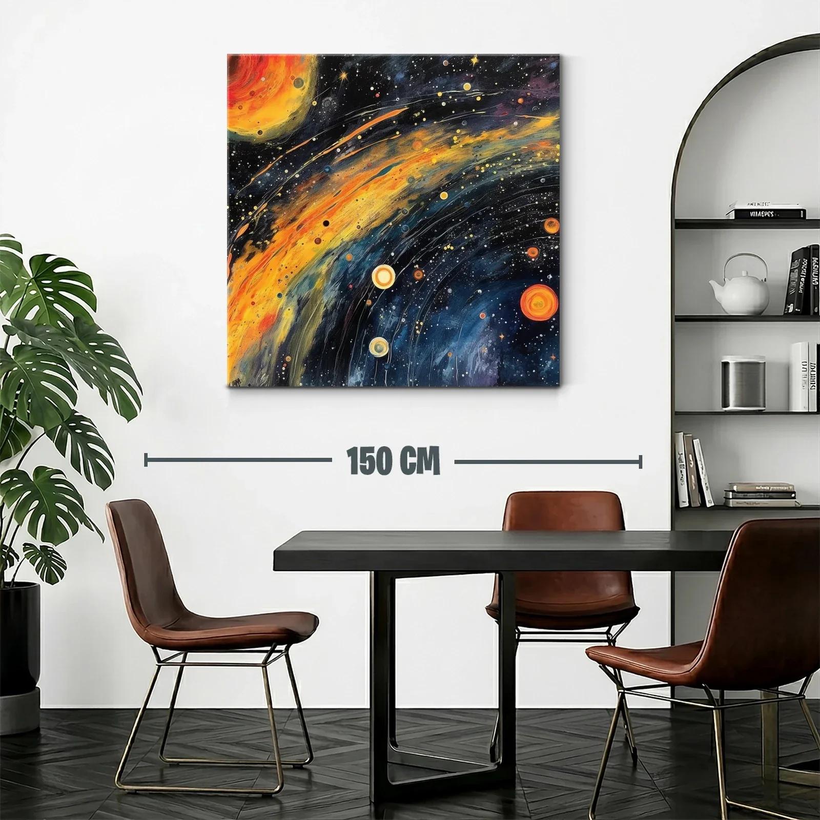 Energía cósmica con galaxias y estrellas vibrantes — miniatura 2