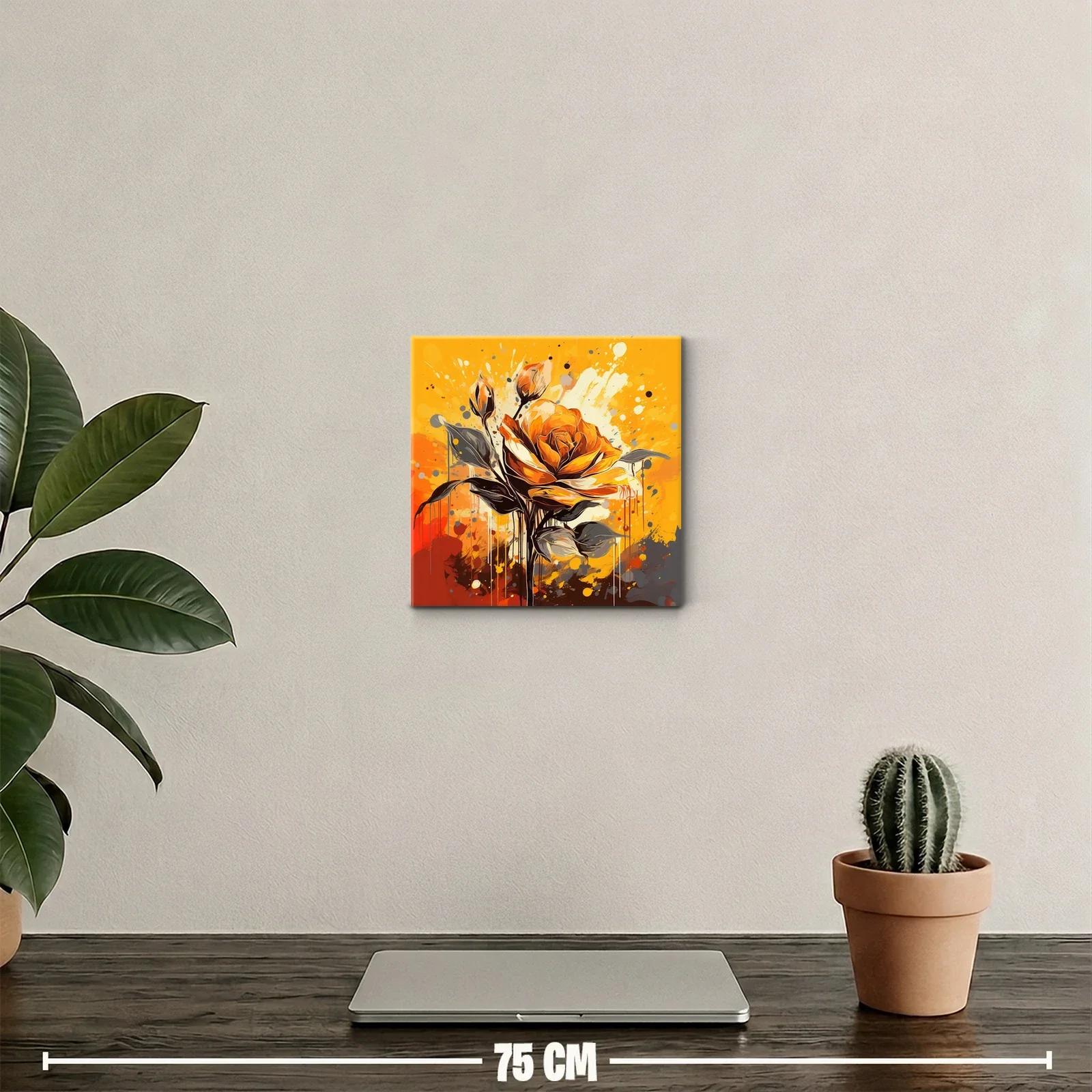 Rosa vibrante en tonos cálidos y contrastes intensos — miniatura 2