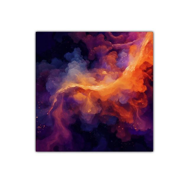 Explosión de colores cálidos y profundos en movimiento fluido