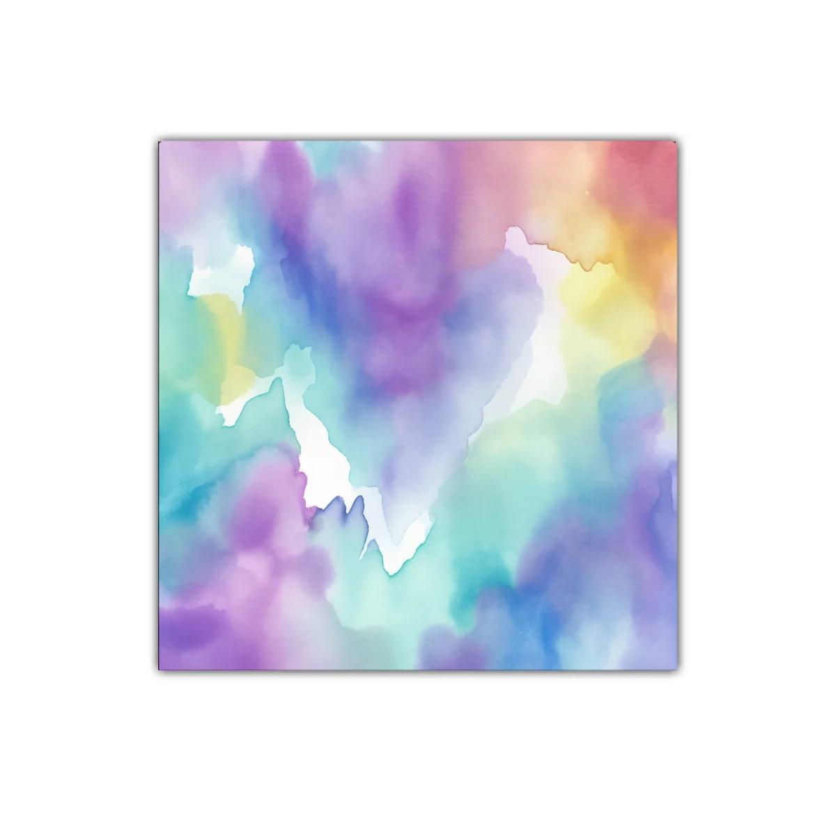 Cuadro abstracto en tonos pastel para ambientes suaves — miniatura 1