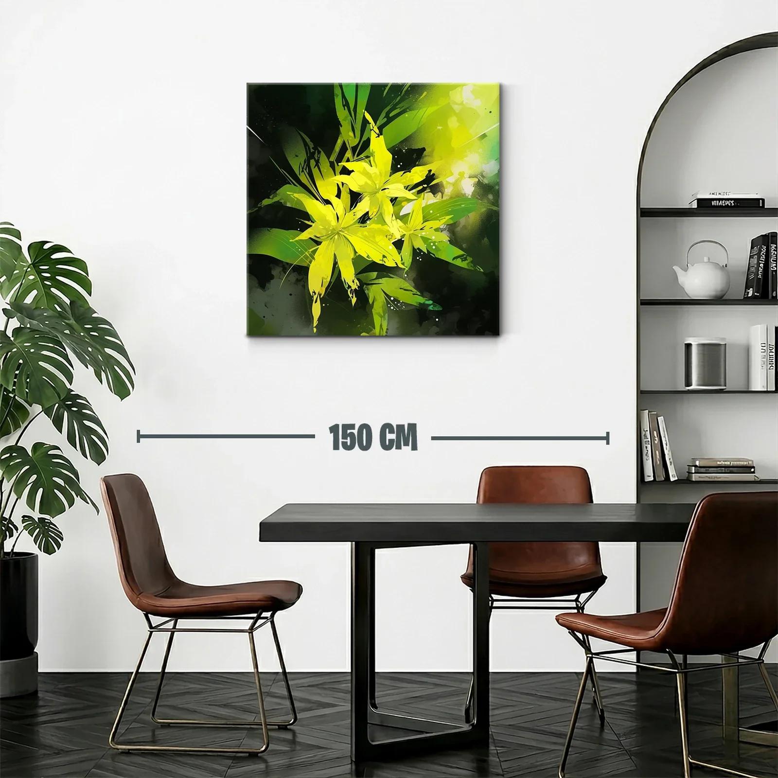 Lágrimas de luz en flores amarillas vibrantes — miniatura 2