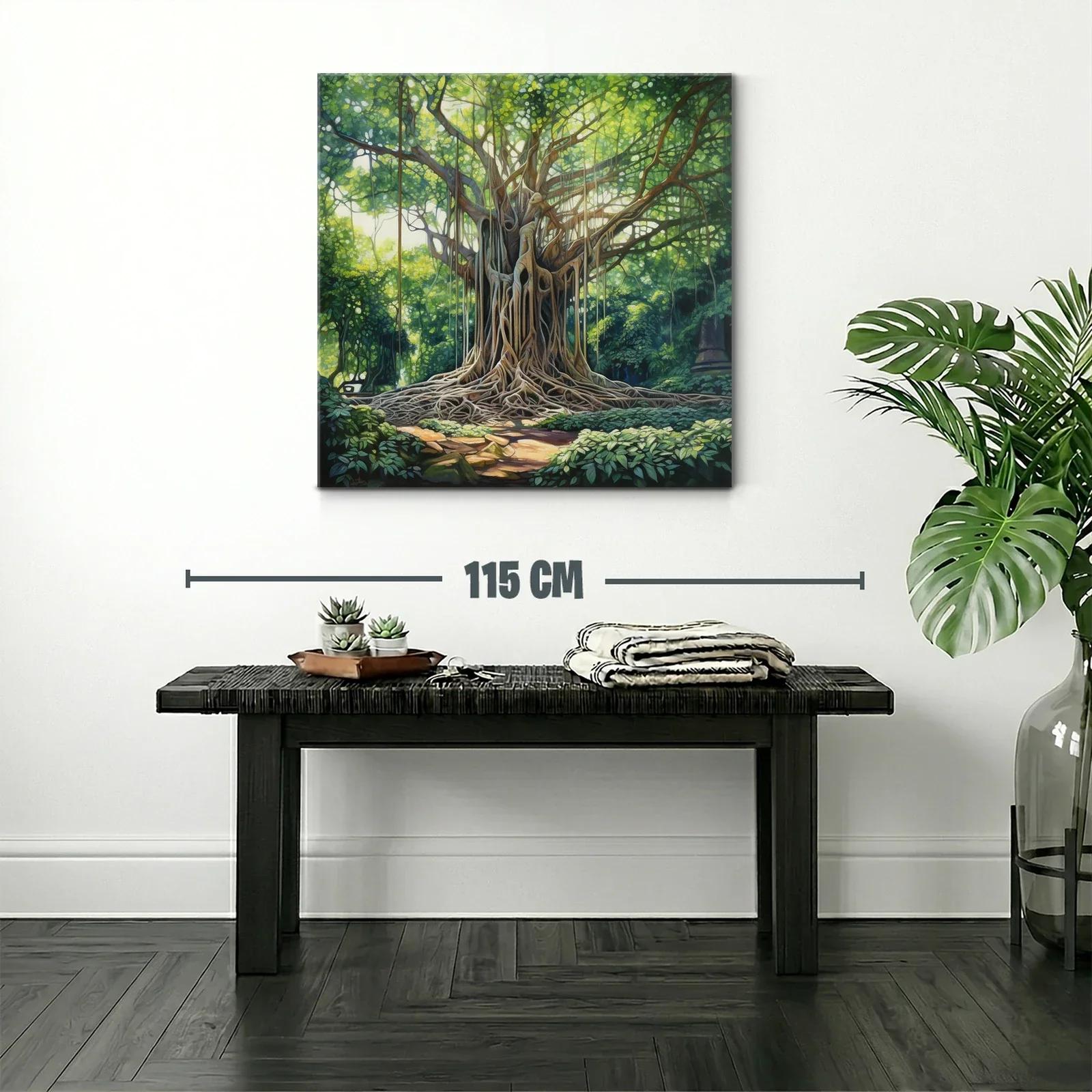 Impresionante árbol antiguo bajo la luz del sol — miniatura 2