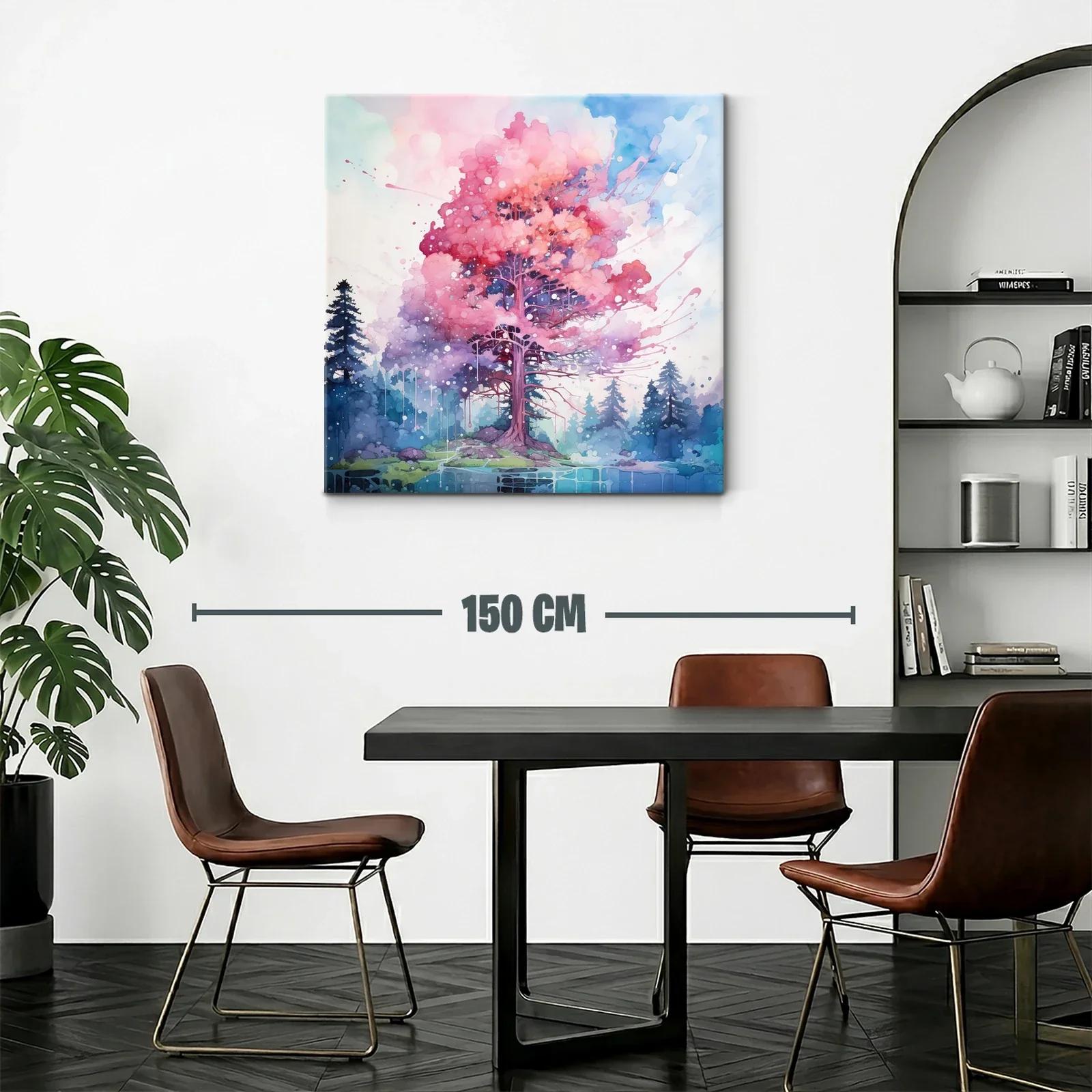 Árbol con follaje vibrante en paisaje sereno — miniatura 2
