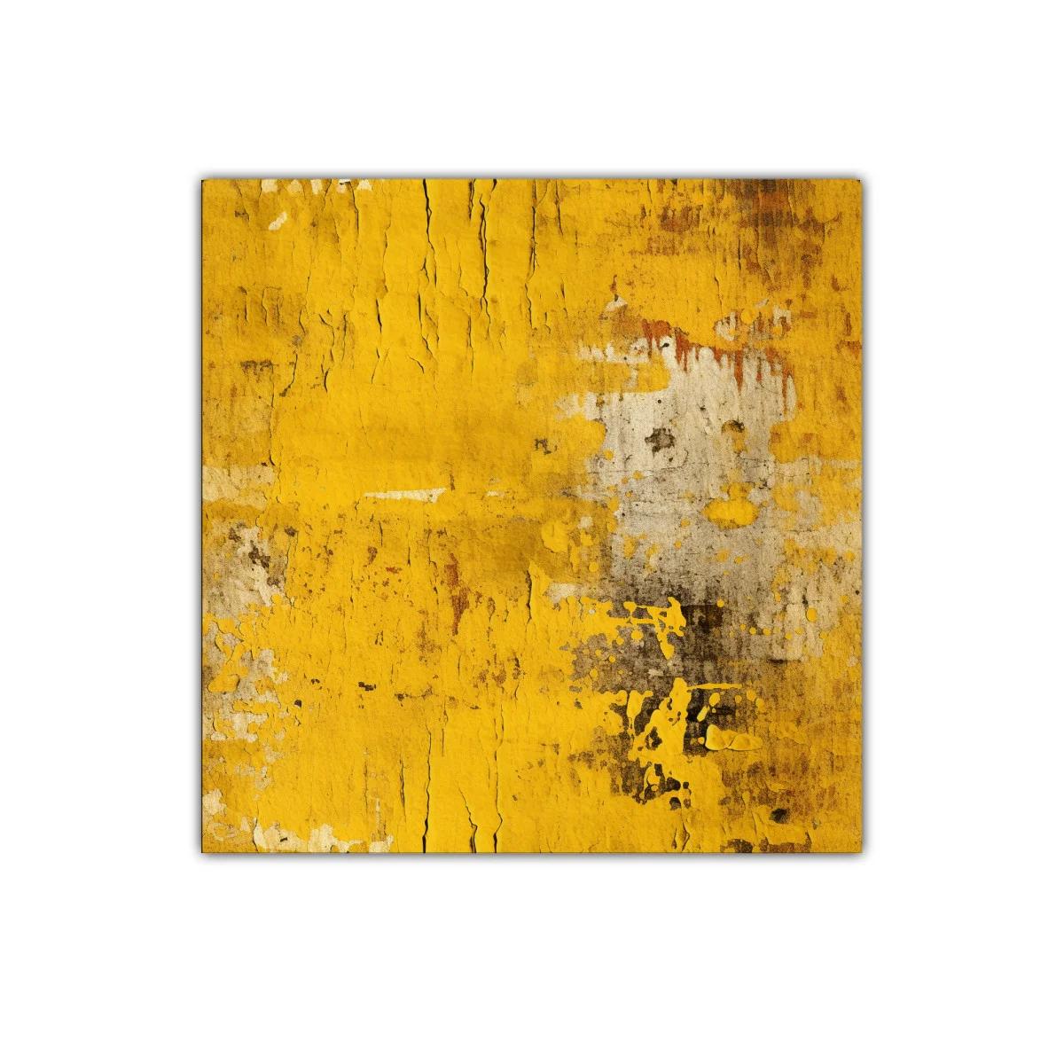 Texturas abstractas en tonos mostaza y óxido