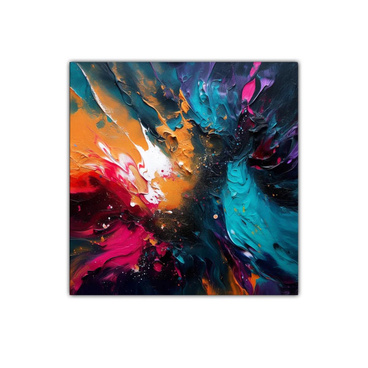 Explosión de colores vibrantes para un espacio dinámico