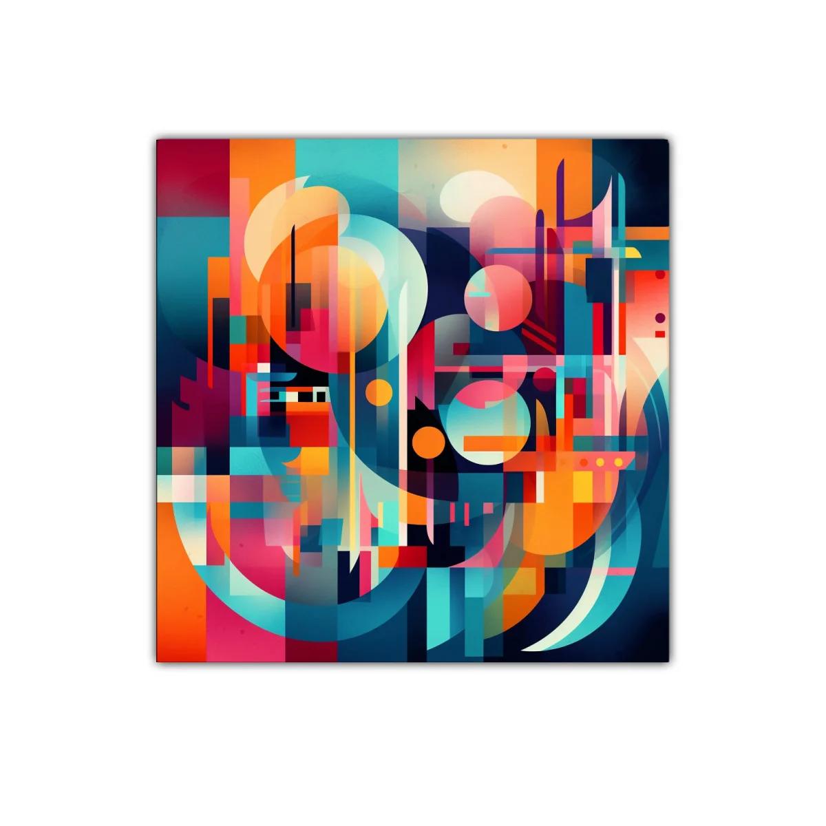 Composición vibrante de formas geométricas coloridas — imagen principal