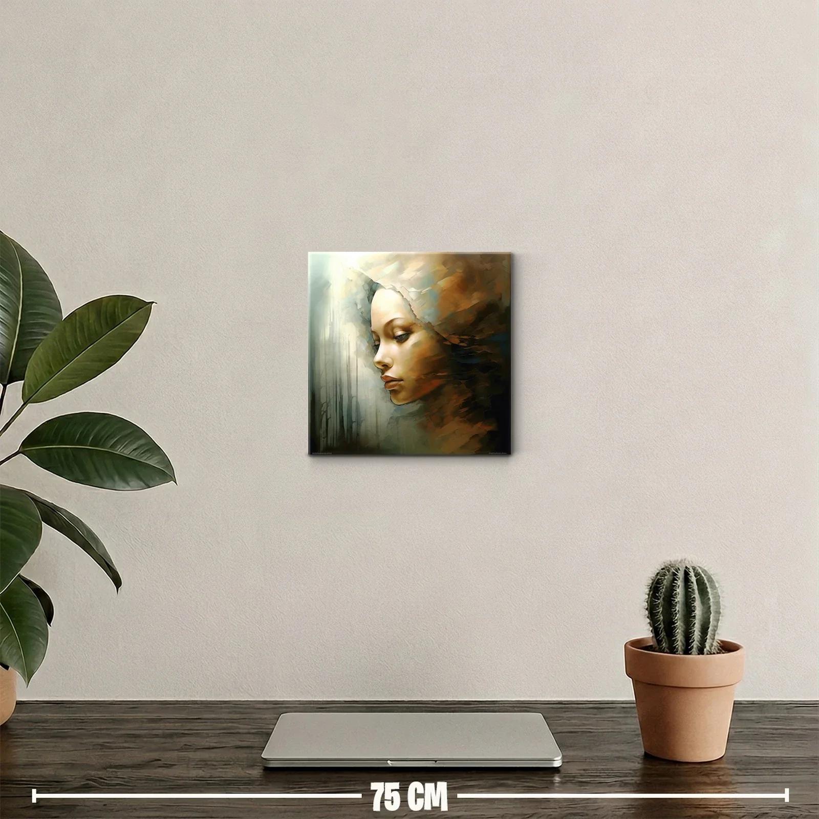 Retrato etéreo con tonos tierra y luz tenue — miniatura 2