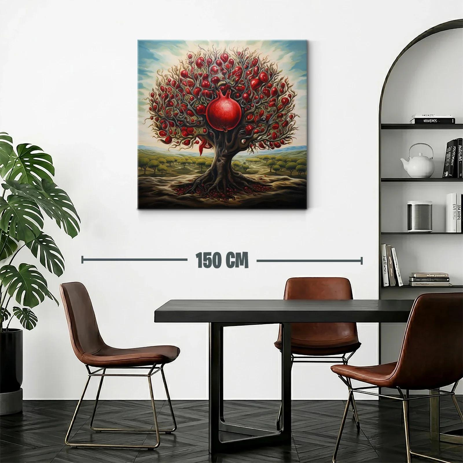 Árbol de granadas con vibrante energía y contraste natural — miniatura 2