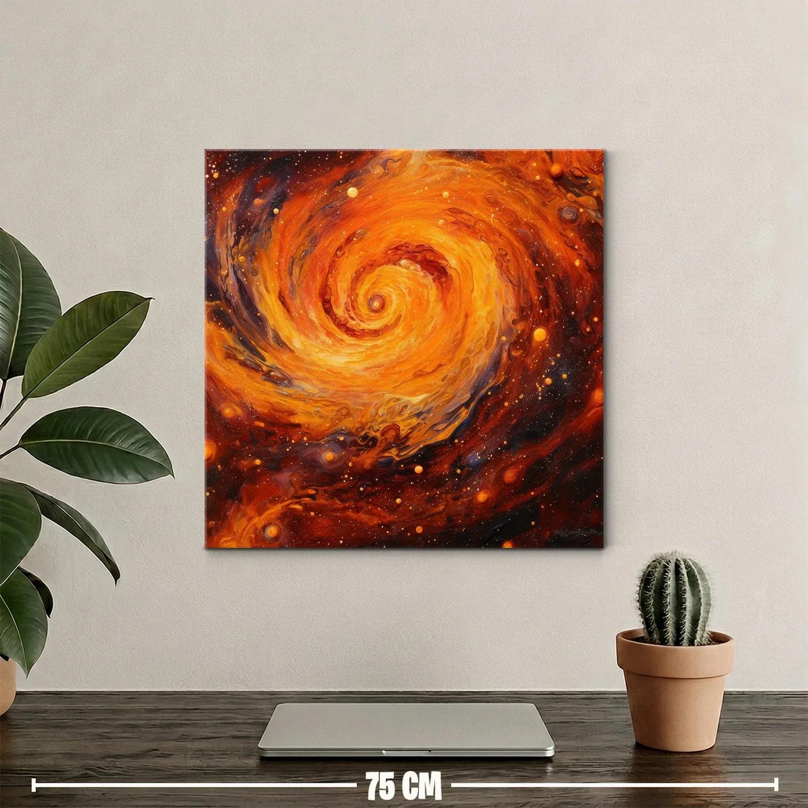 Espiral Cósmico en Tonos Cálidos y Vibrantes — miniatura 2