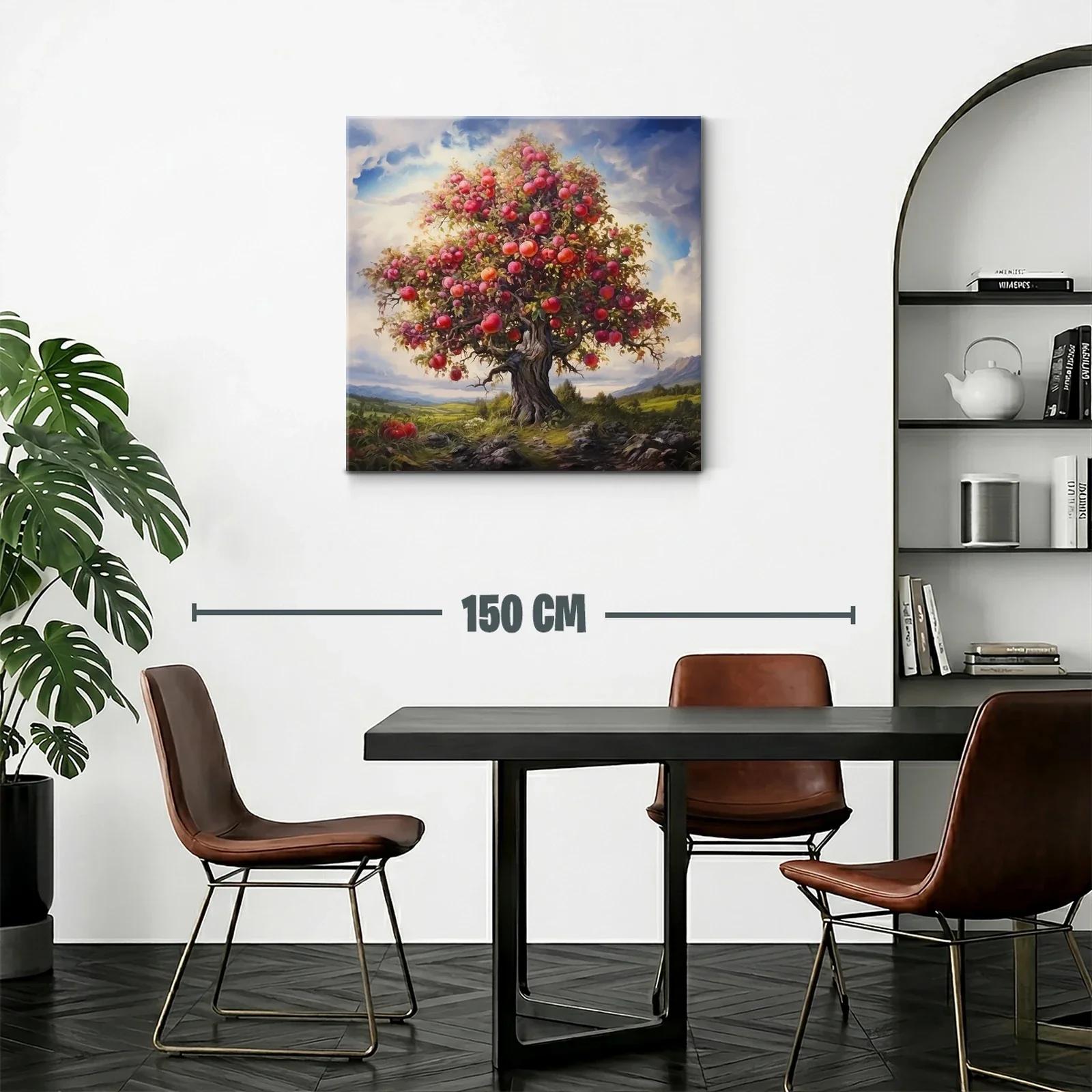 Árbol cargado de frutas en paisaje sereno y luminoso — miniatura 2