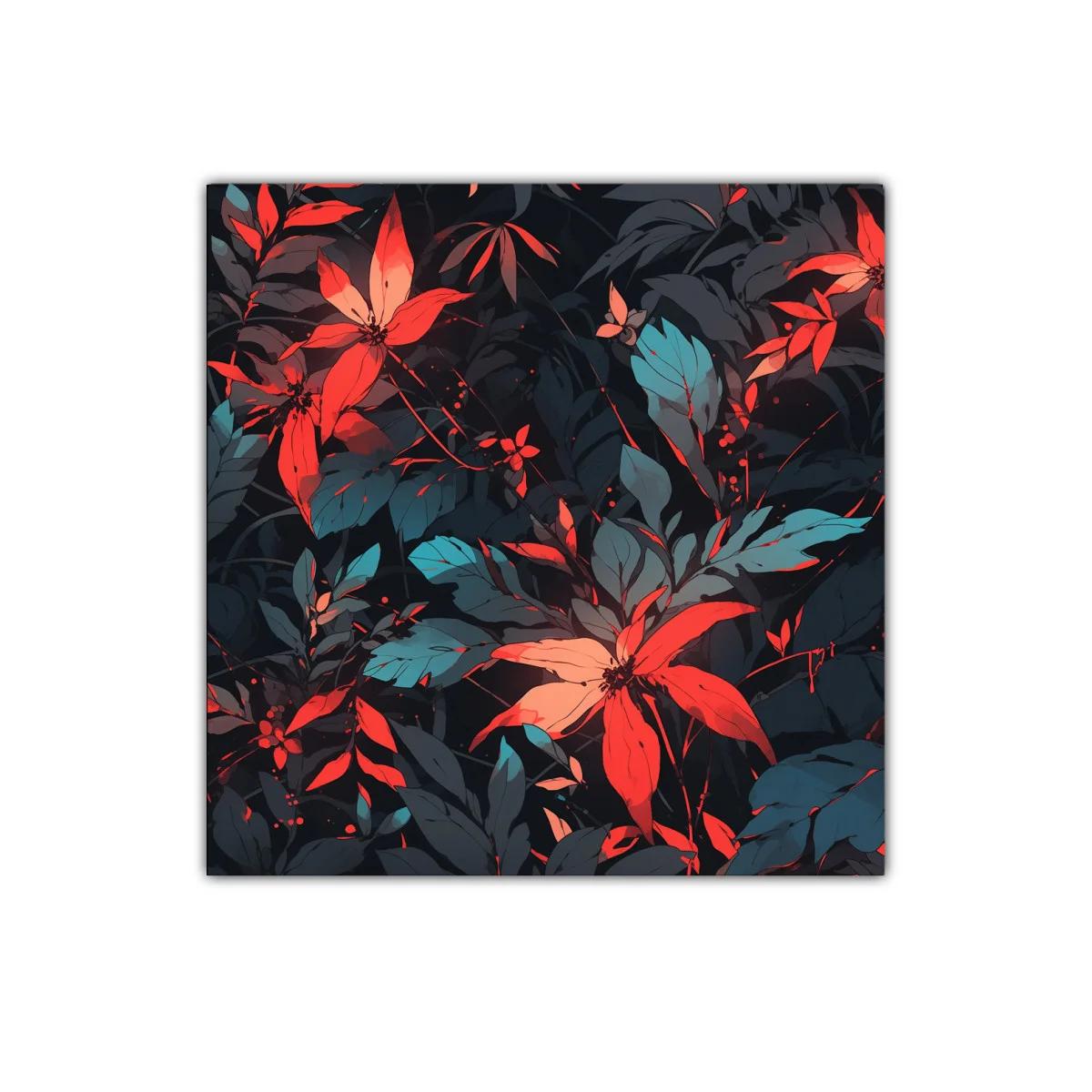 Flores rojas vibrantes sobre fondo oscuro elegante — imagen principal