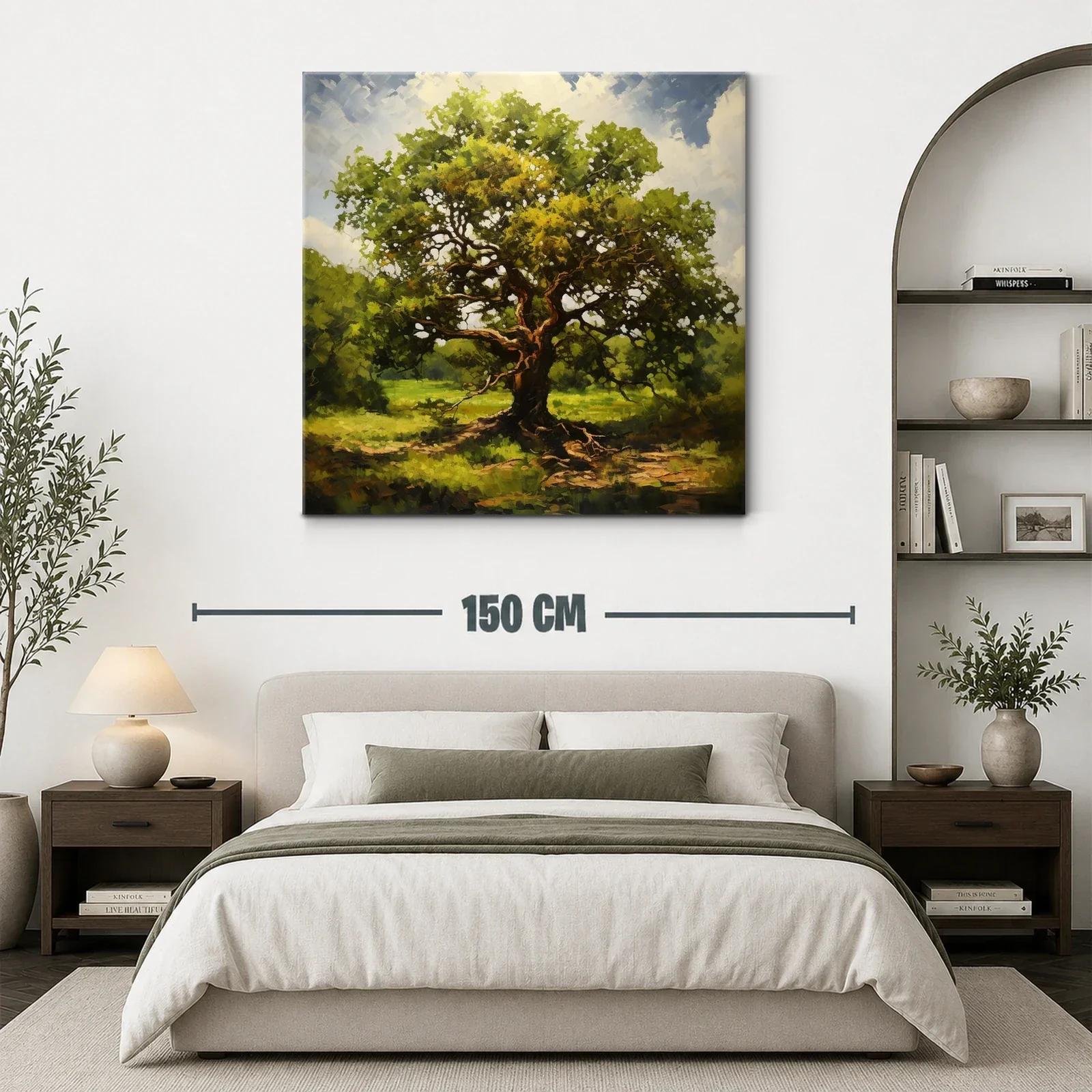 Árbol solitario con luz cálida en paisaje natural — miniatura 3