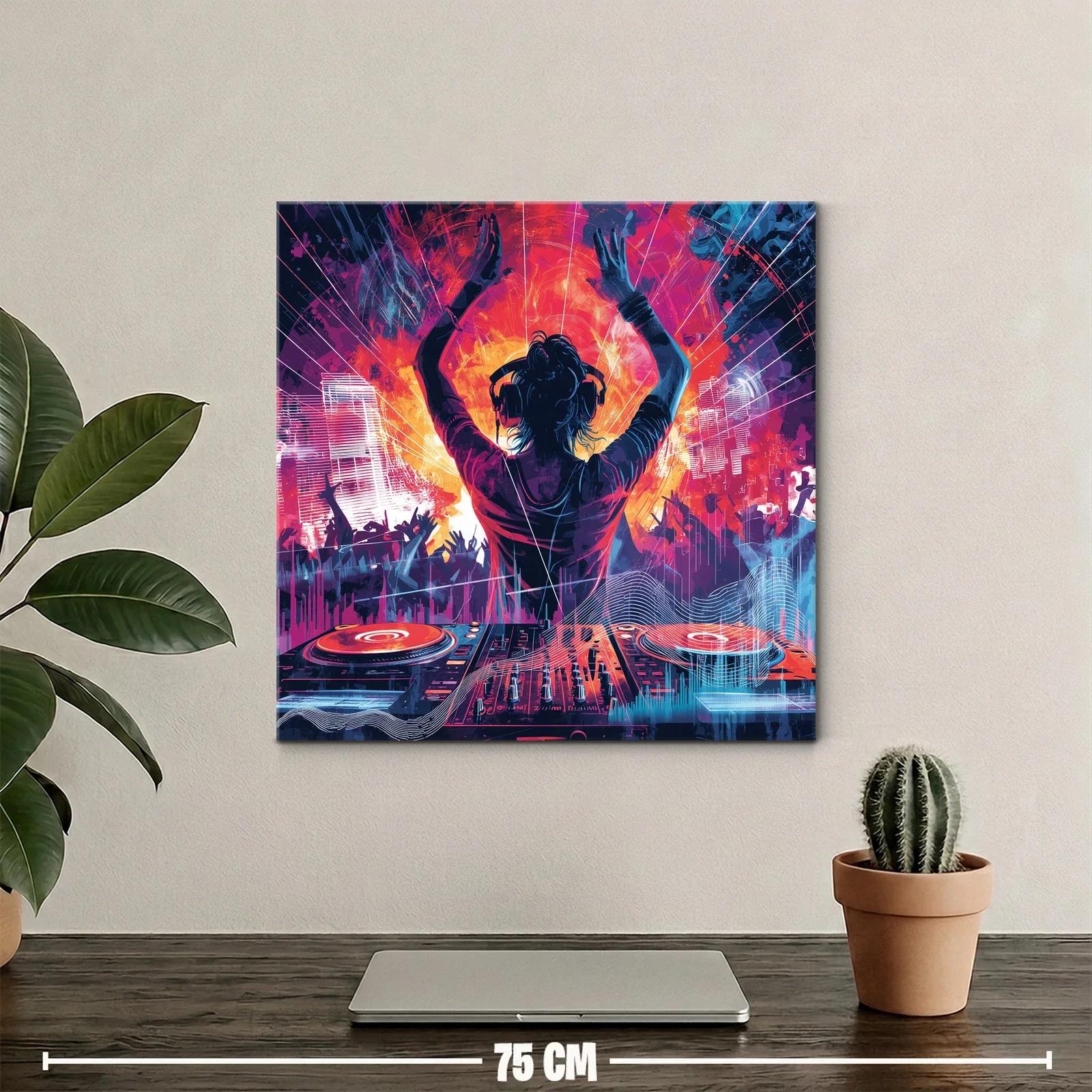 Energía Vibrante de DJ en Concierto Nocturno — miniatura 2