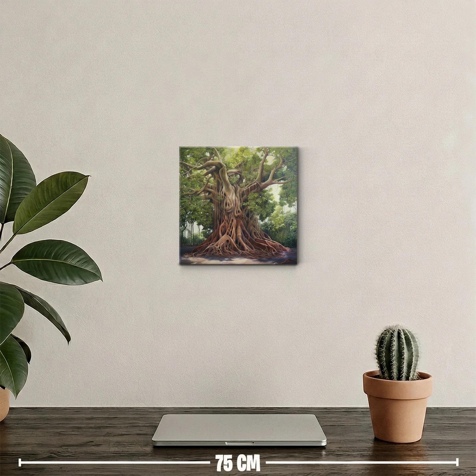 Majestuoso árbol antiguo lleno de vida y misterio natural — miniatura 2