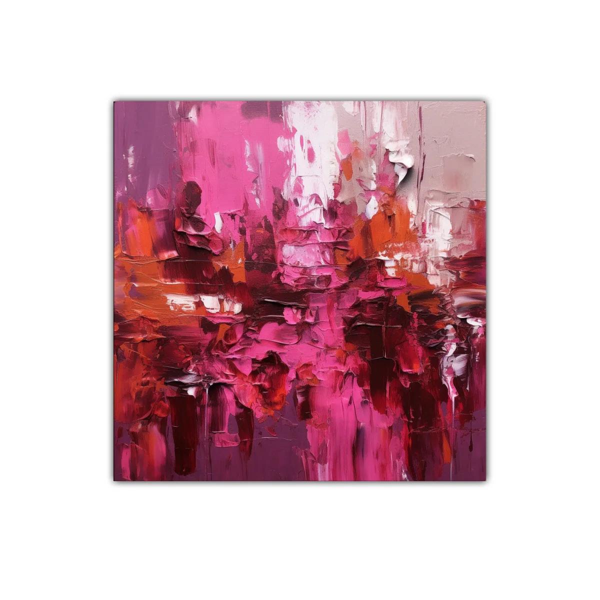 Explosión de color fucsia y rojo intenso