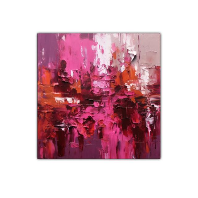 Explosión de color fucsia y rojo intenso