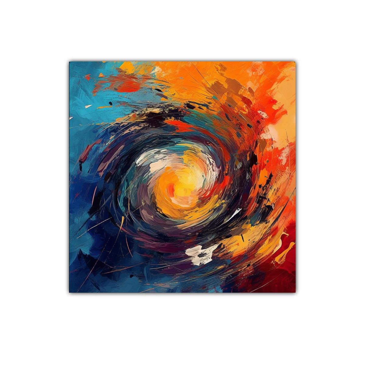 Explosión de color vibrante en espiral dinámica — imagen principal