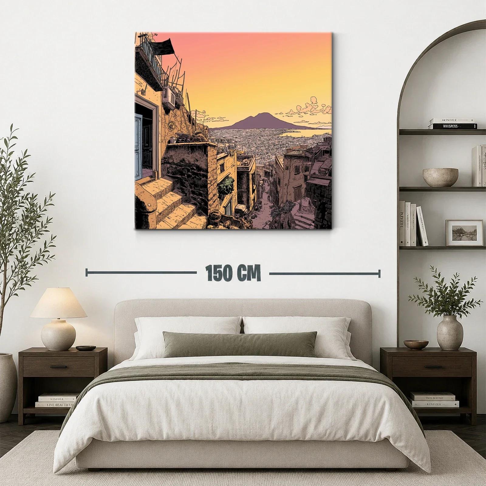 Atardecer cálido sobre calle de ciudad histórica italiana — miniatura 3