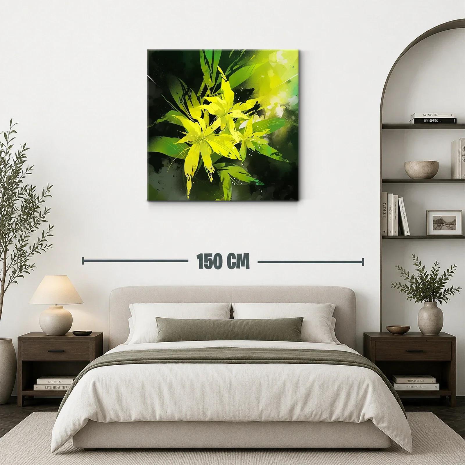 Lágrimas de luz en flores amarillas vibrantes — miniatura 3