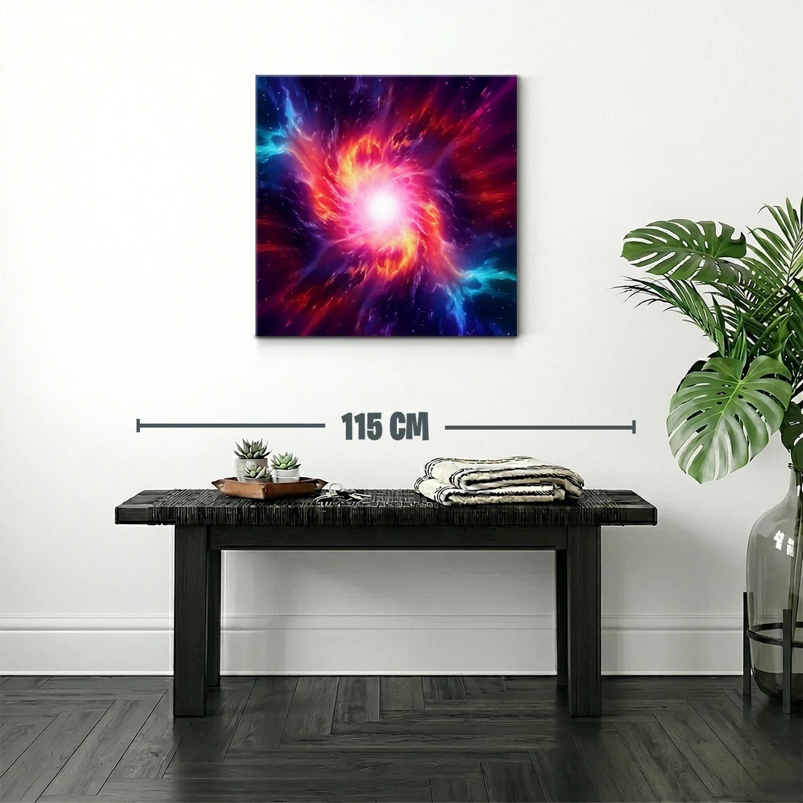 Impacto cósmico en tonos vibrantes y luminosos — miniatura 2