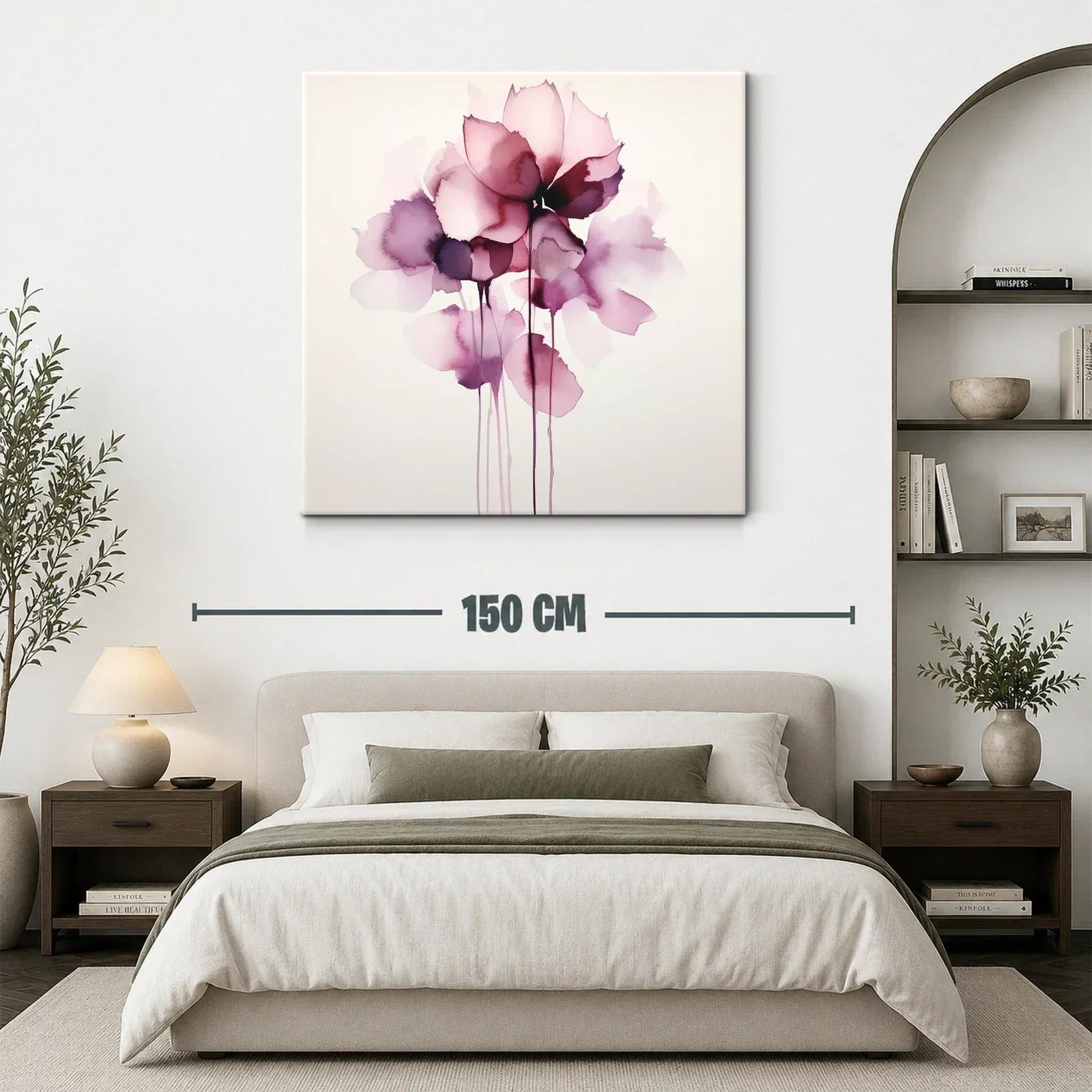 Flor abstracta en tonos cálidos y delicados — miniatura 3