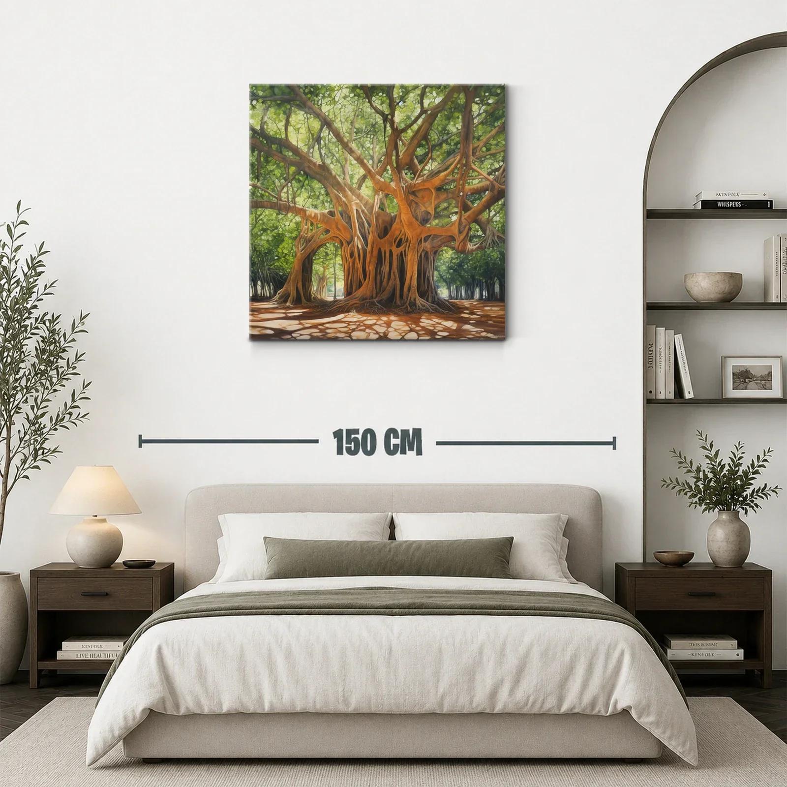 Majestuoso árbol con ramas entrelazadas y luz natural — miniatura 3