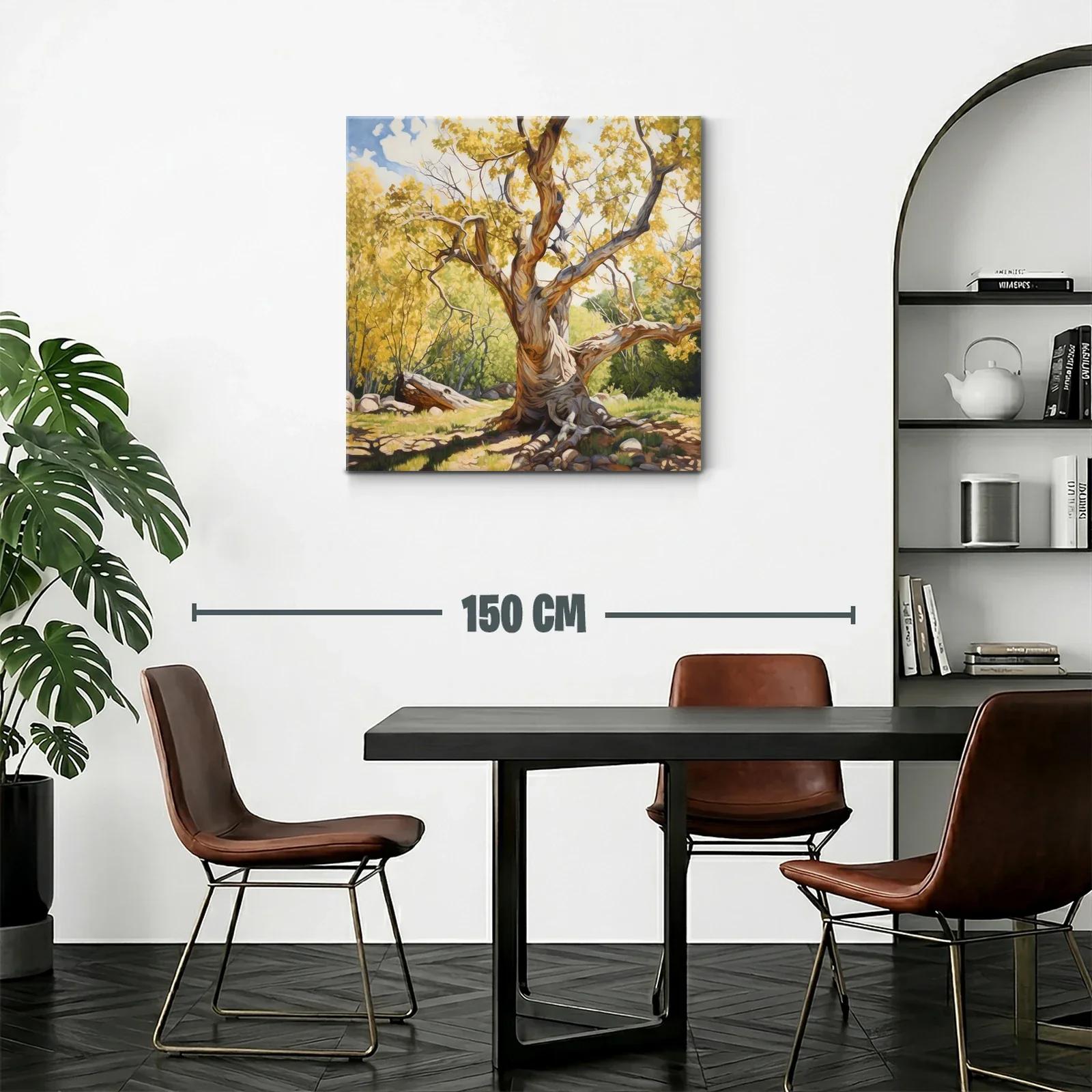 Árbol Centenario con Luz Dorada y Sombras Profundas — miniatura 2