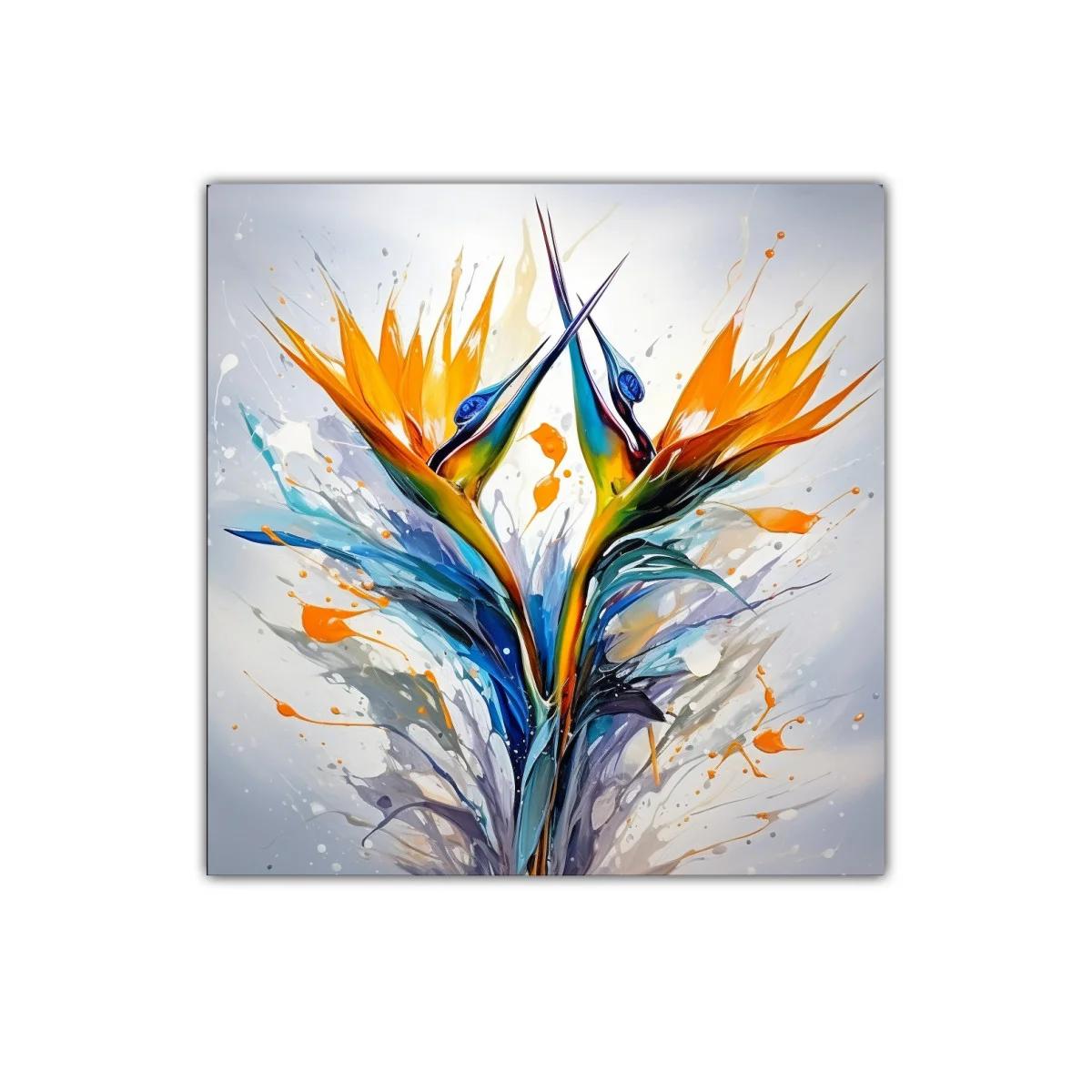 Danza vibrante de colores vivos y formas abstractas — imagen principal