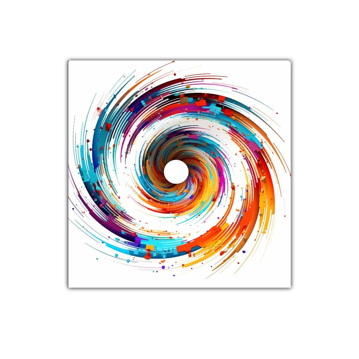 Remolino vibrante de colores intensos y energía dinámica — imagen principal