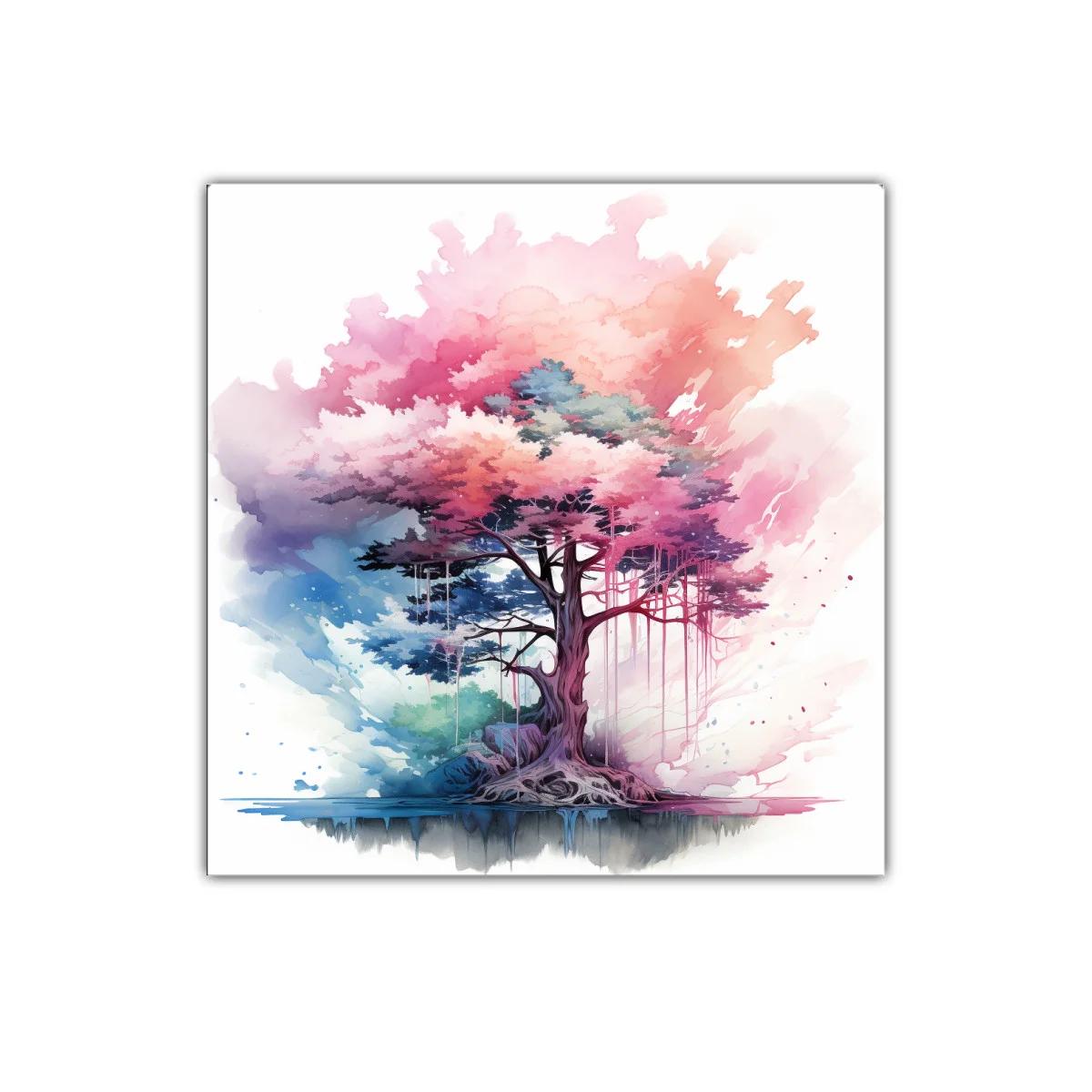 Árbol en explosión de colores suaves y vibrantes — imagen principal