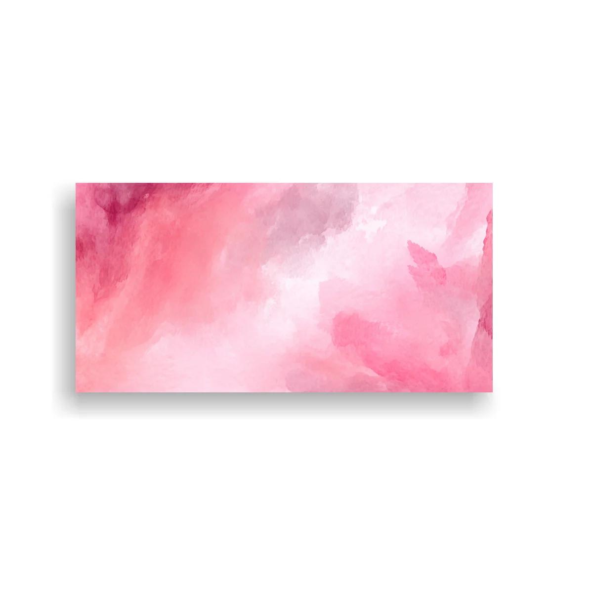 Cuadro nube de acuarela rosa con bordes intensos — imagen principal