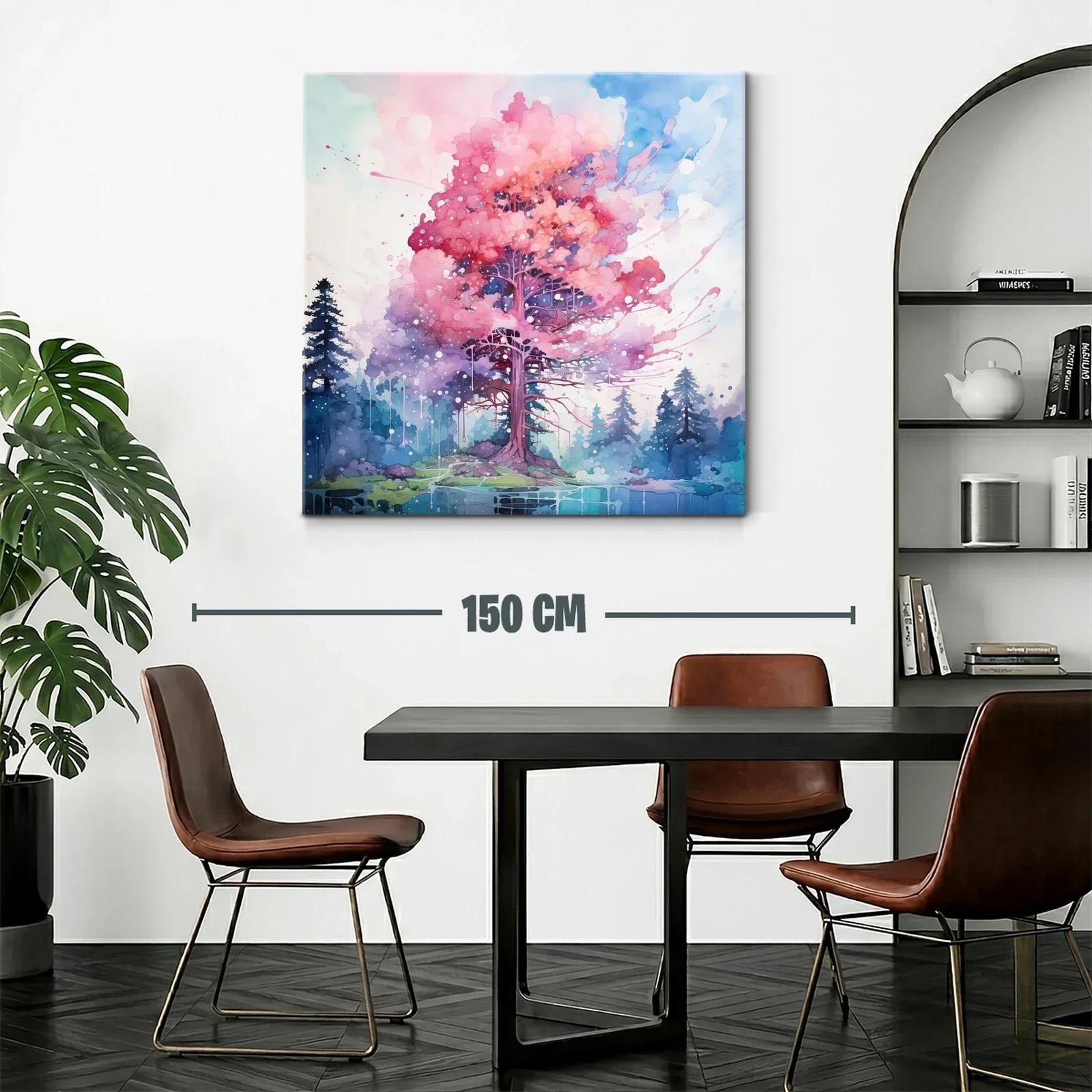 Árbol con follaje vibrante en paisaje sereno — miniatura 2