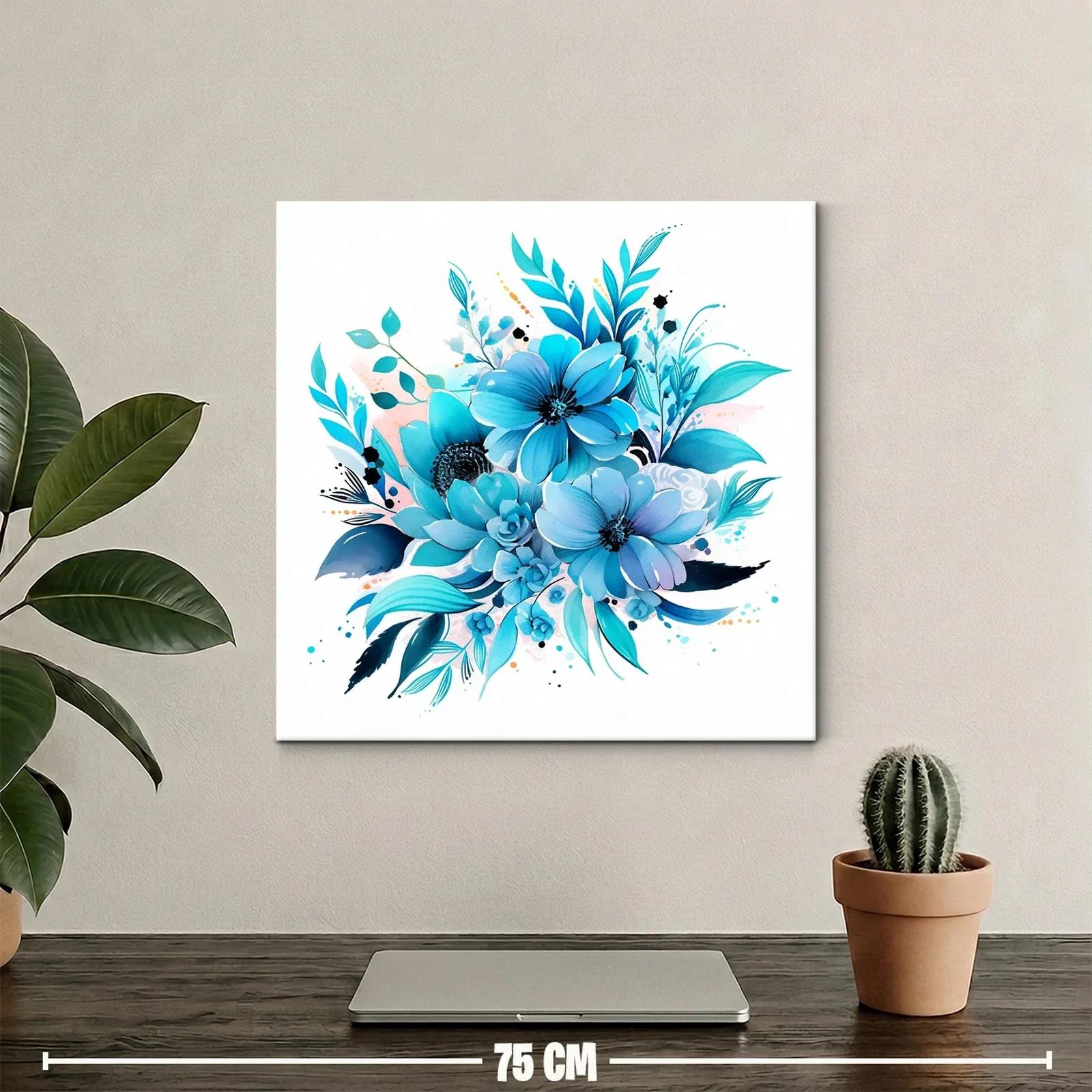 Ramo floral en tonos azules para ambiente relajante — miniatura 2
