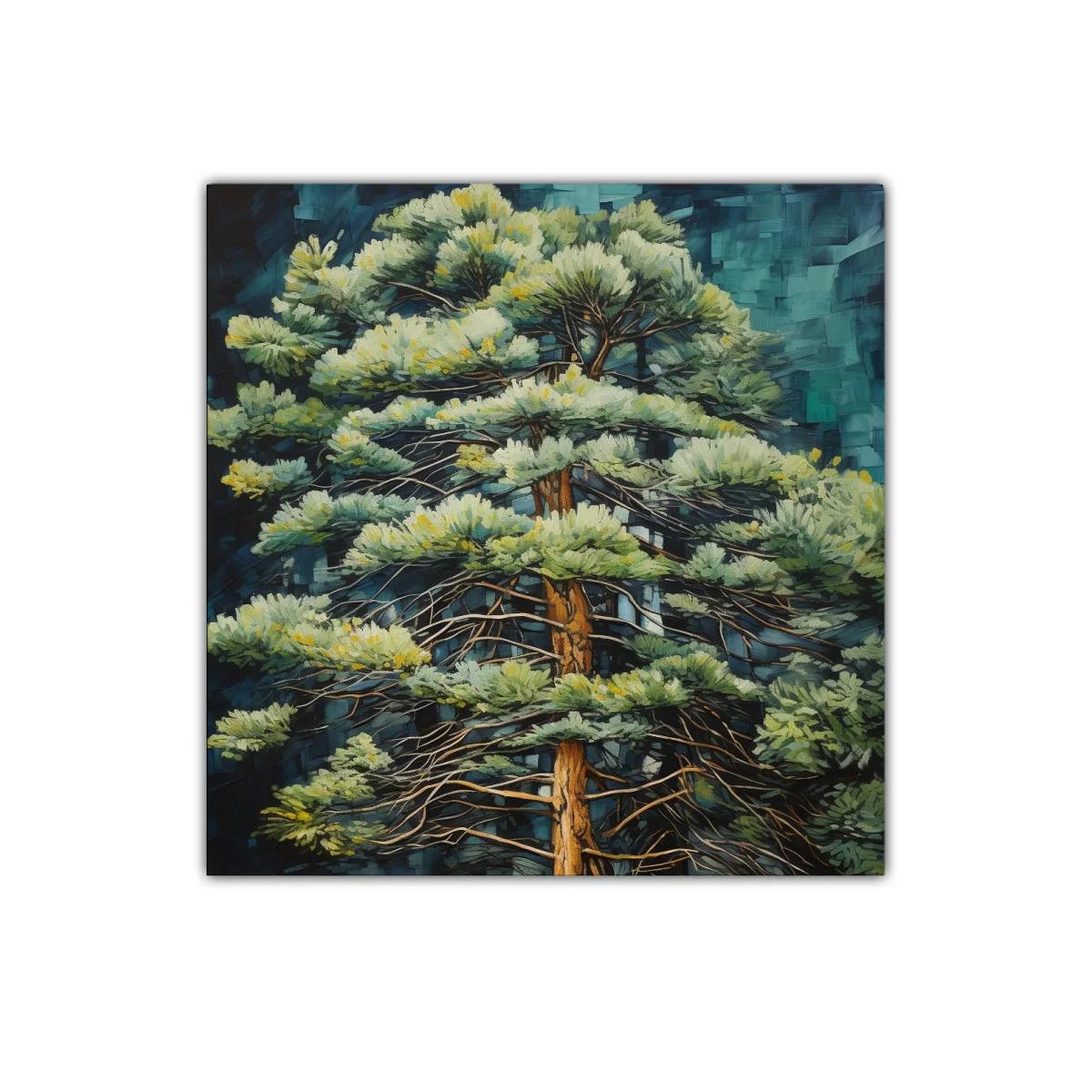 Nombre Sereno de un Árbol en Verde y Azul Profundo — imagen principal