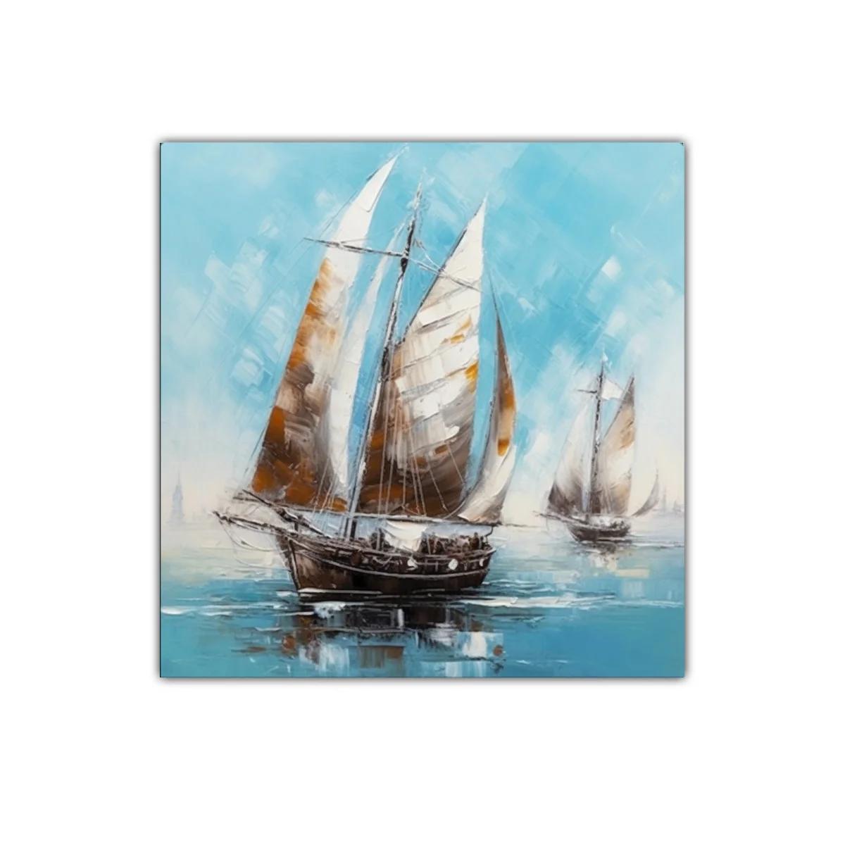 La serenidad del tiempo en velas al viento — imagen principal