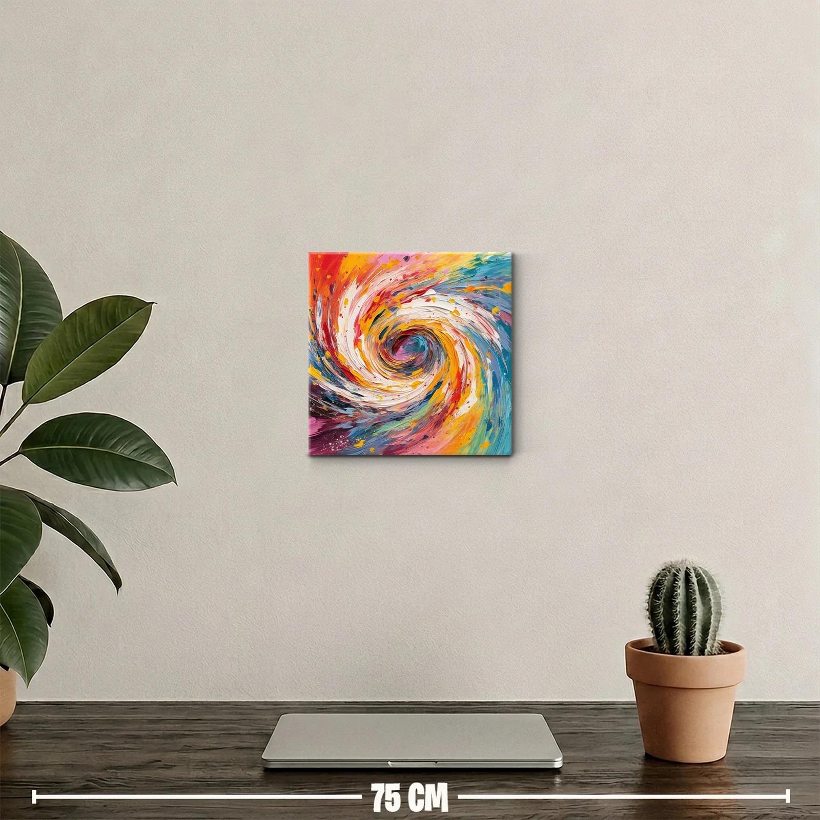 Remolino de colores vibrantes con energía dinámica — miniatura 2