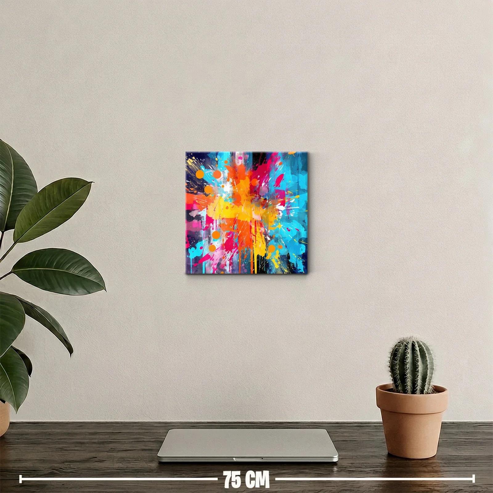 Explosion de color en diseño abstracto vibrante y dinámico — miniatura 2
