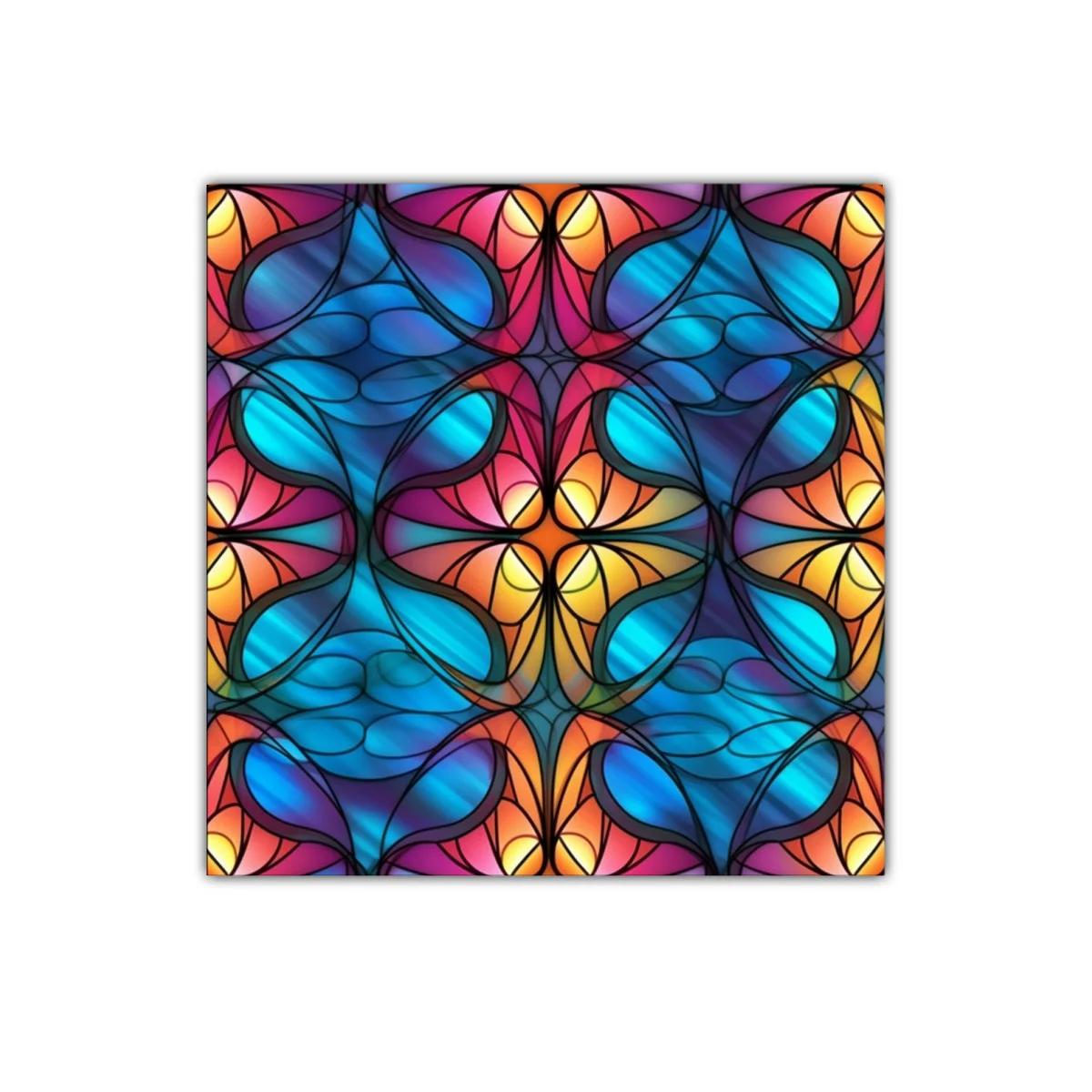 Cuadro decorativo con patrón abstracto y vibrante colorido — imagen principal