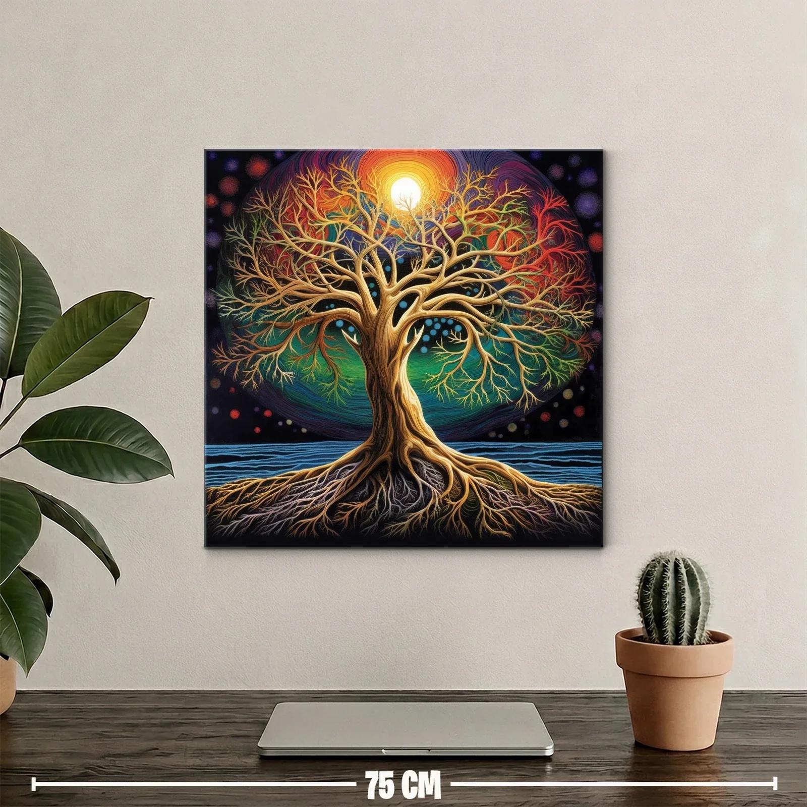 Árbol de la vida con energía vibrante y raíces expansivas — miniatura 2