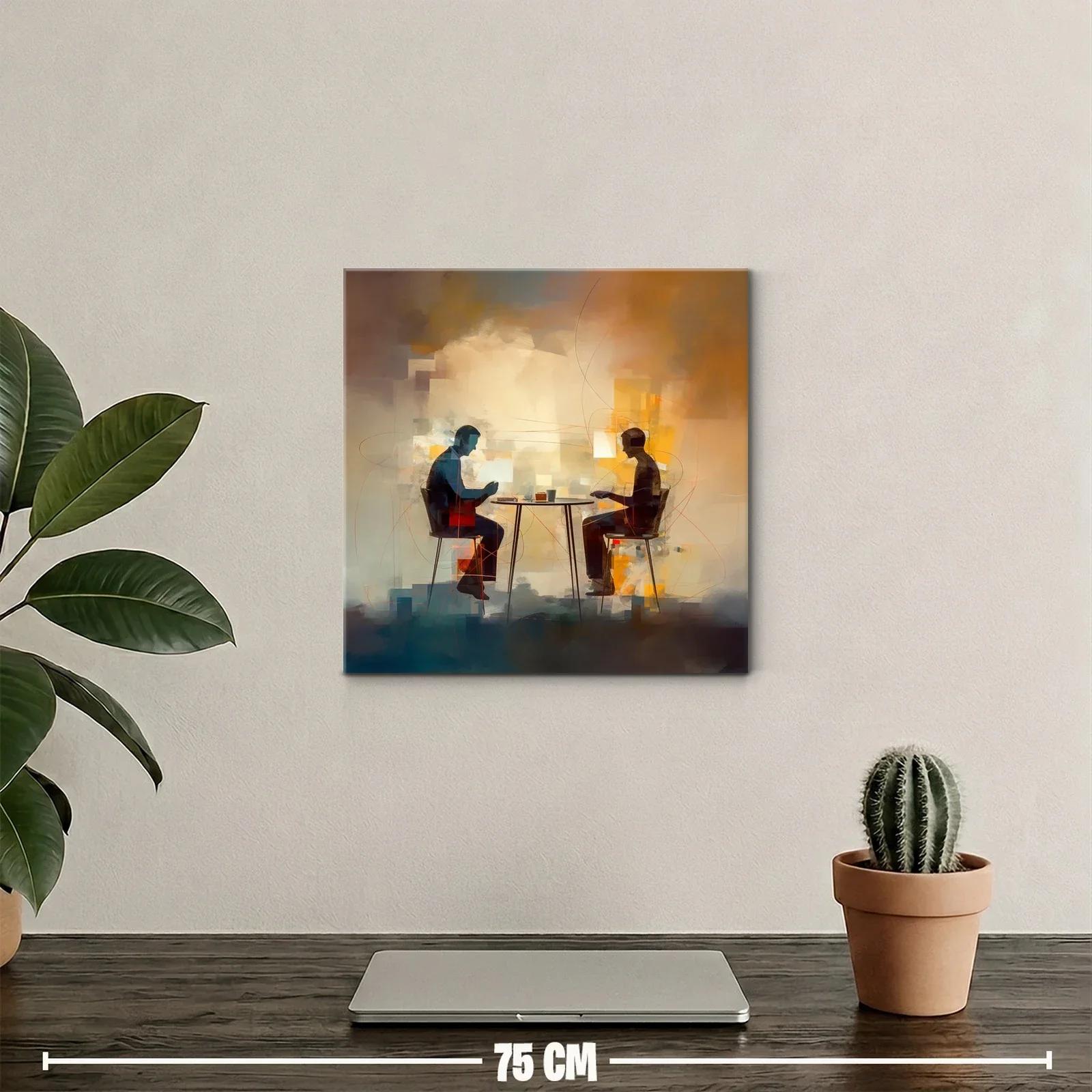 Encuentro íntimo entre sombras y luces cálidas — miniatura 2