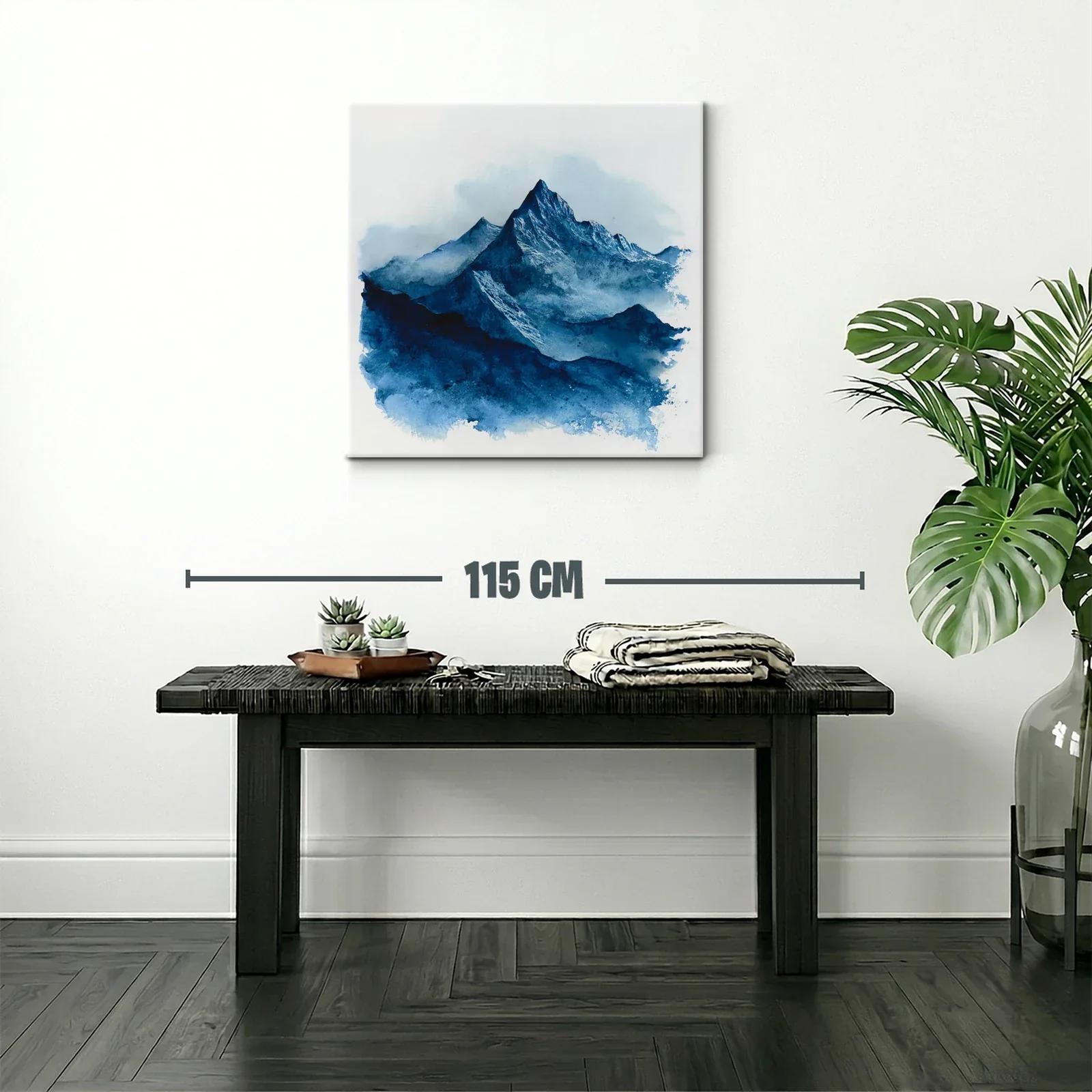 Montañas Azules en Atemporal Paisaje Natural — miniatura 2