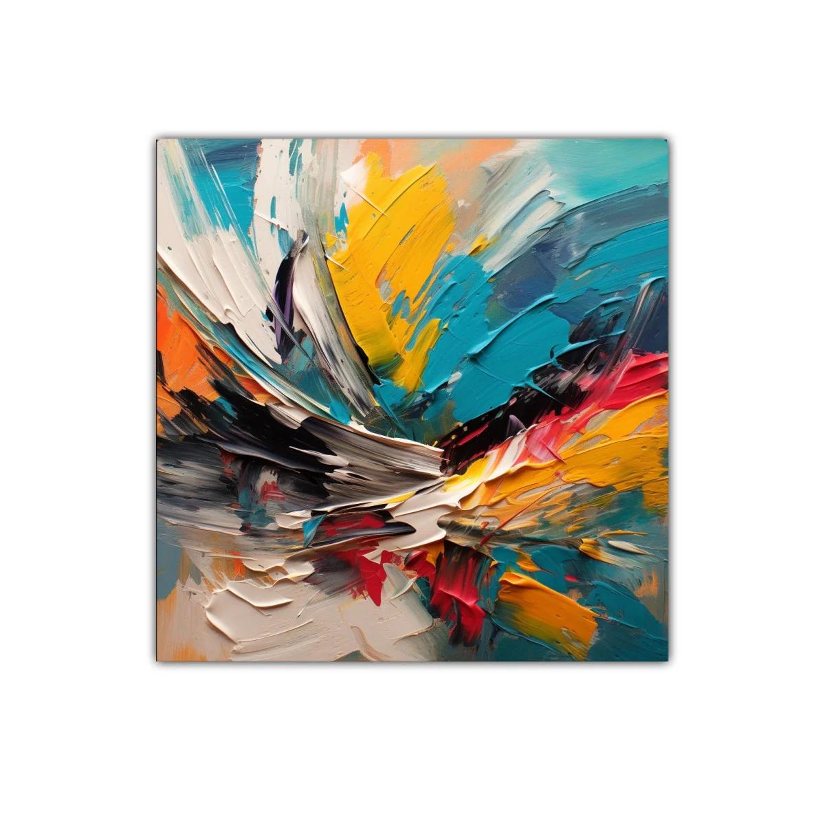 Explosión de color vibrante y formas dinámicas — imagen principal