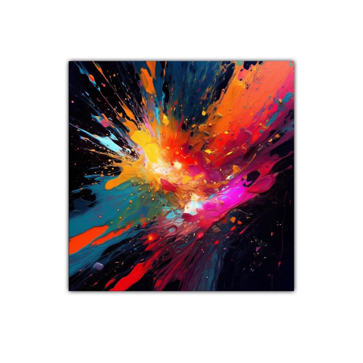 Explosión de color vibrante y energía dinámica — imagen principal